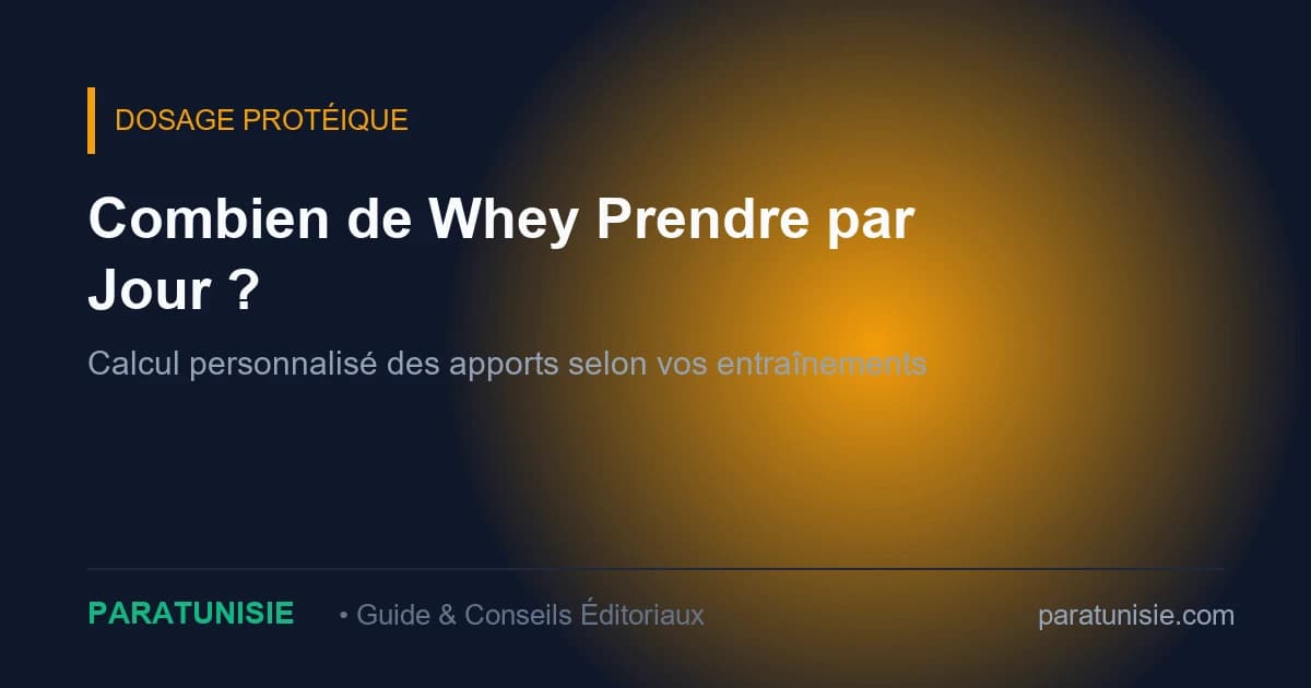 Dosette de whey protéine avec balance de précision