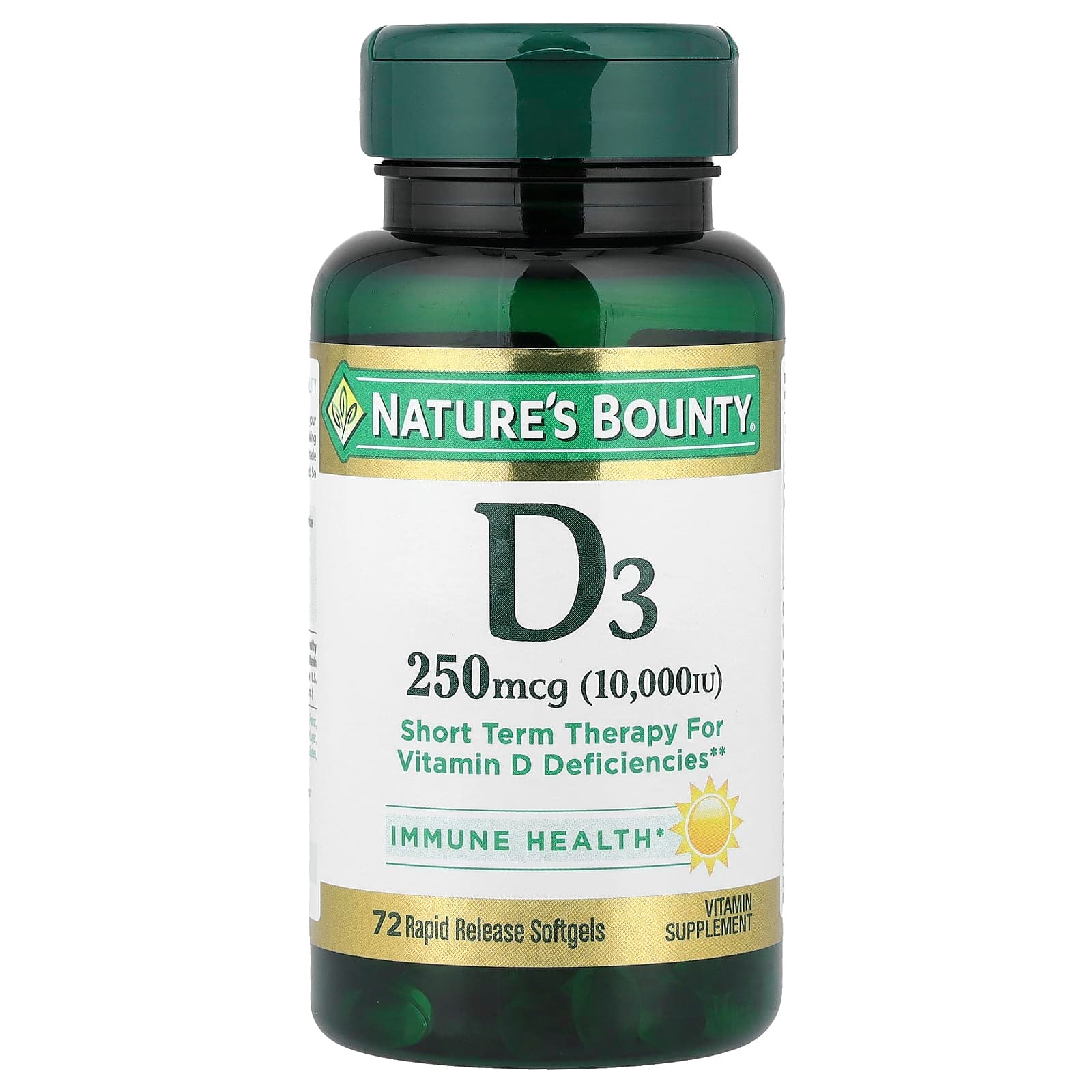 Nature's Bounty Vitamin D3 – 250 µg de Nature's Bounty