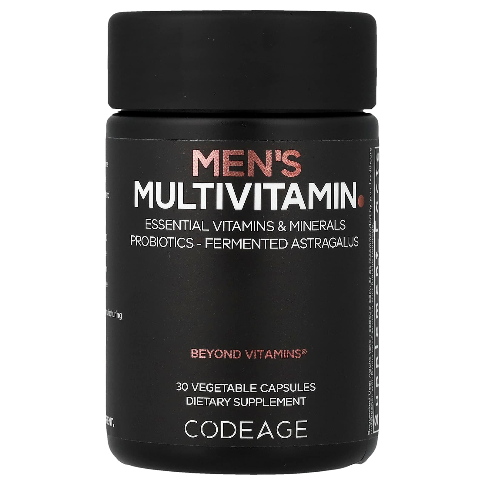 Codeage Men's Multivitamin, 30 Vegetable Capsules de Codeage