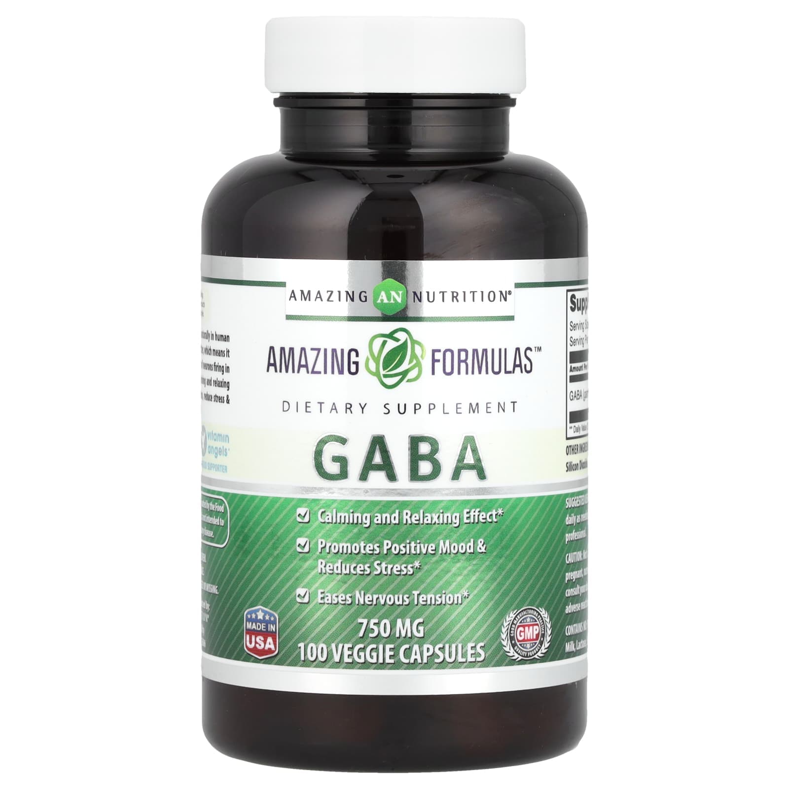 Amazing Nutrition GABA – 100 gélules végétales de Amazing Nutrition