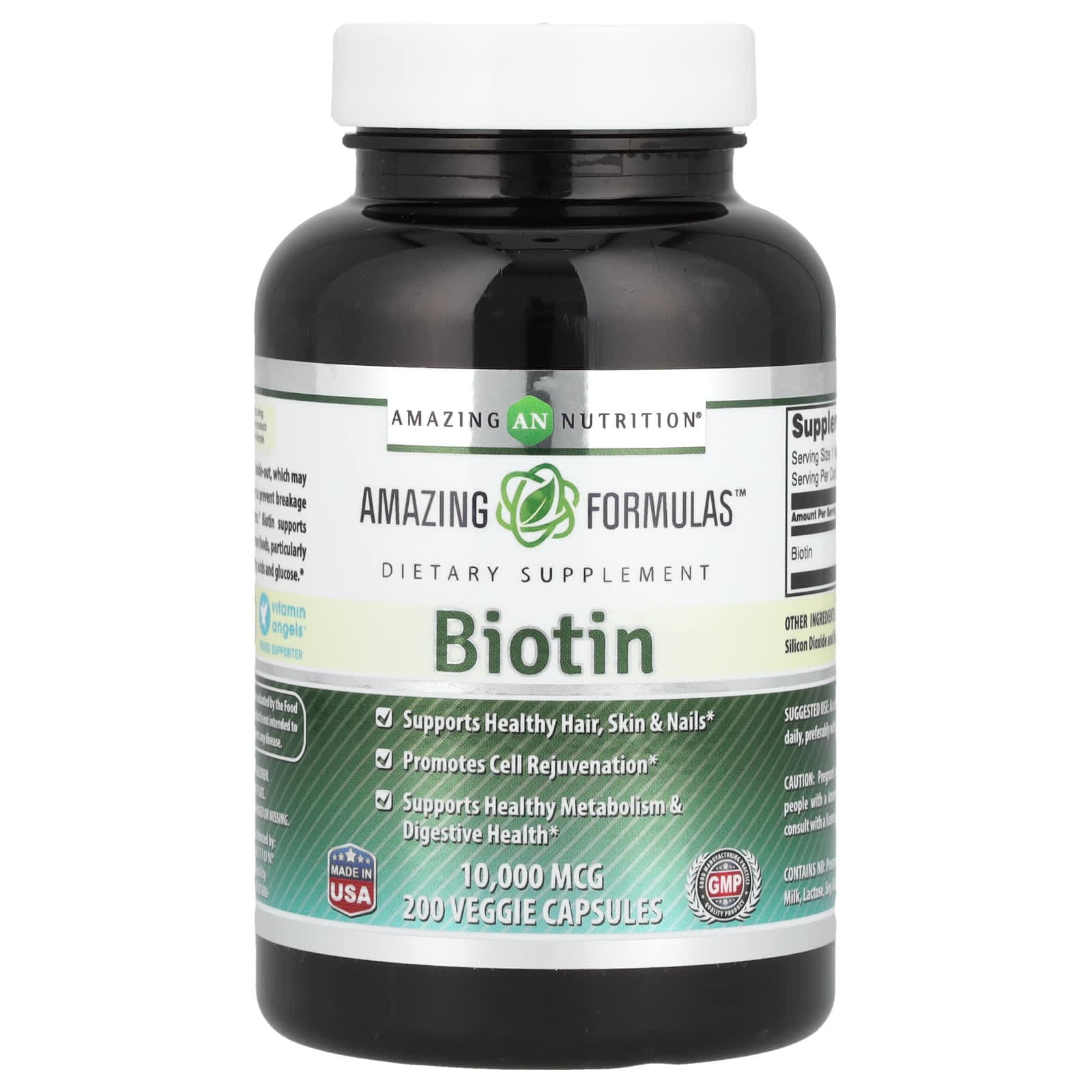 Amazing Nutrition Biotin – 200 gélules végétales de Amazing Nutrition