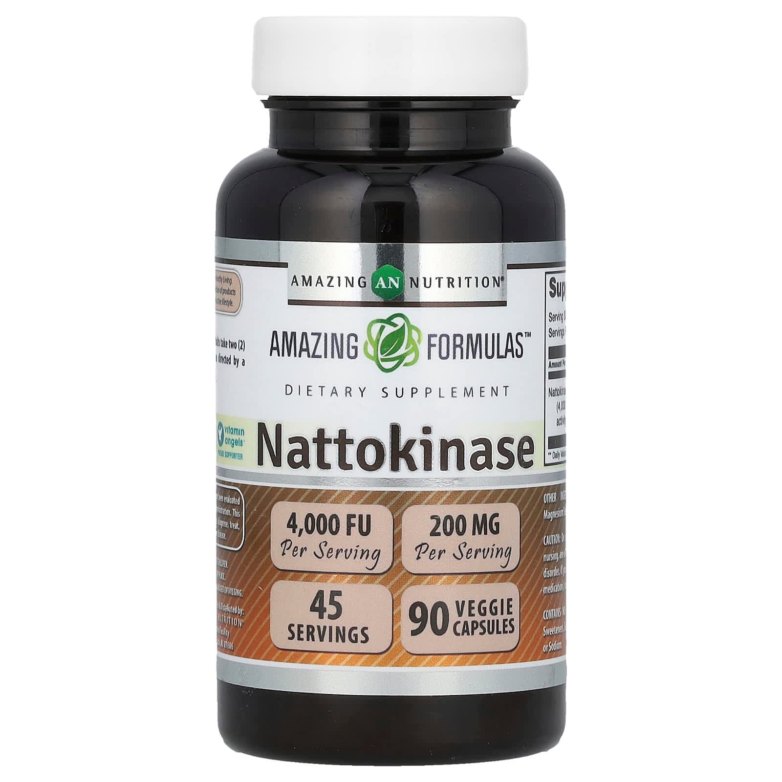 Amazing Nutrition Nattokinase – 90 gélules végétales de Amazing Nutrition