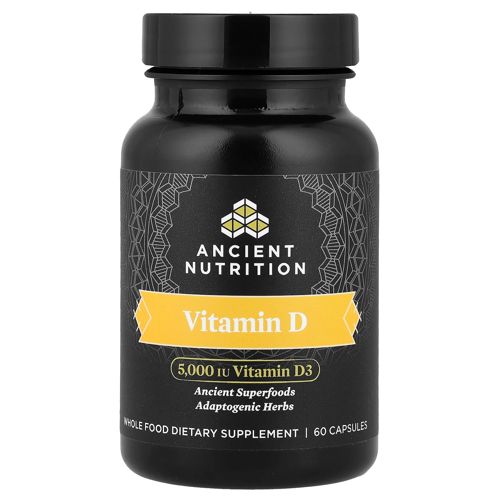 Ancient Nutrition Vitamin D – 60 gélules de Ancient Nutrition