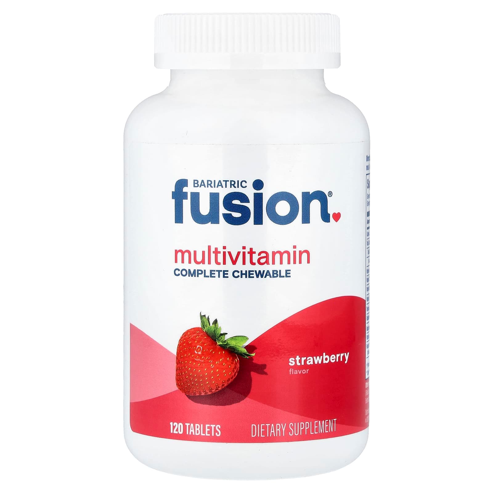 Bariatric Fusion Multivitamin – Strawberry – 120 comprimés de Bariatric Fusion