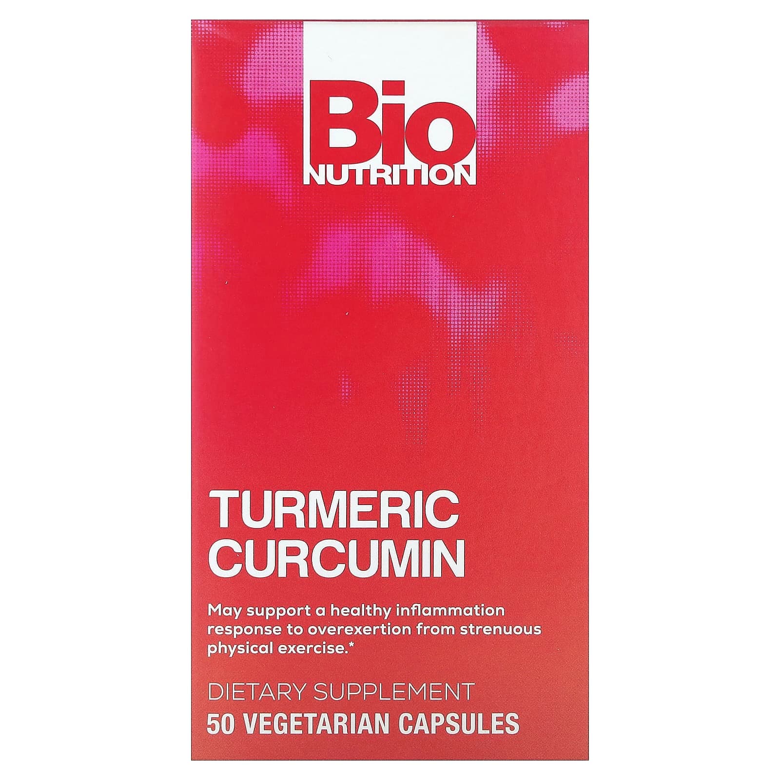 Bio Nutrition Turmeric Curcumin – 50 gélules végétales de Bio Nutrition