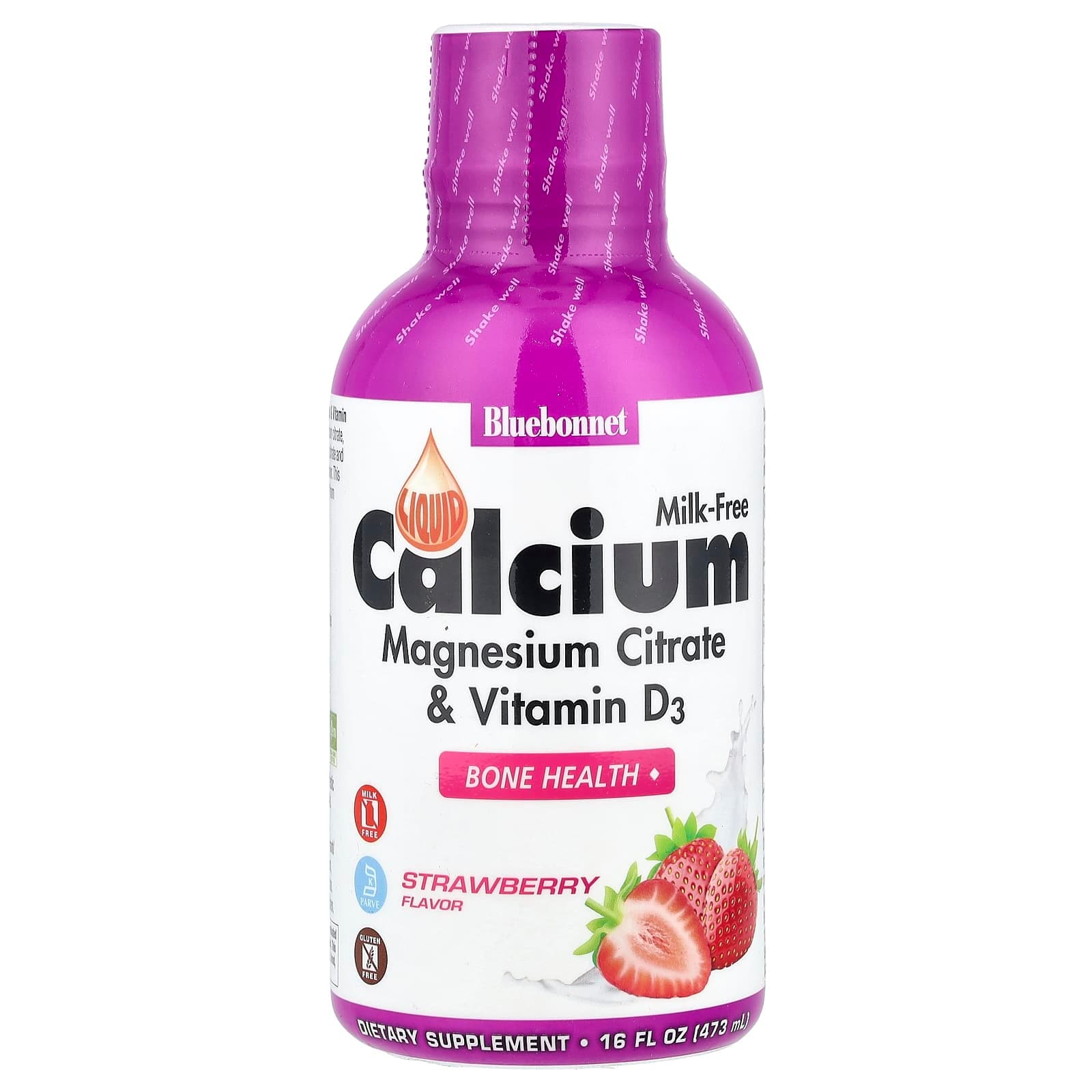 Bluebonnet Nutrition Liquid Calcium – Strawberry – 473 ml de Bluebonnet Nutrition