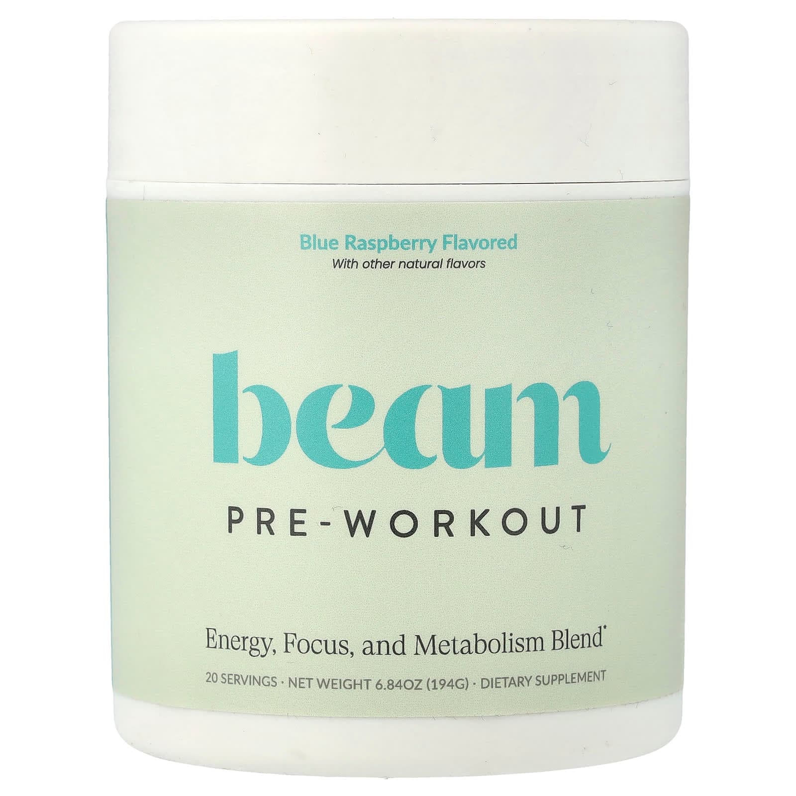Beam Pre-Workout – Blue Raspberry – 194 g de Beam