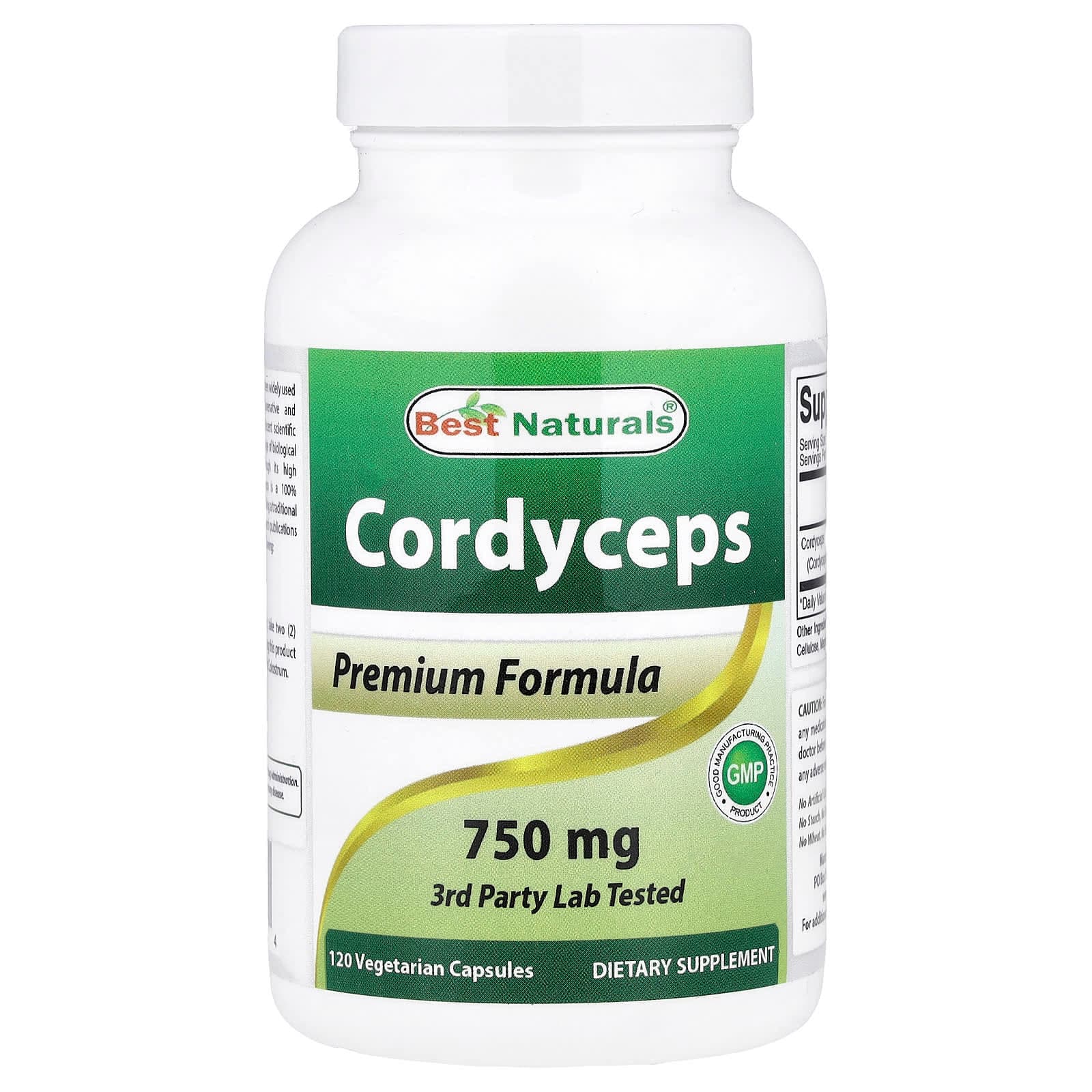 Best Naturals Cordyceps – 120 gélules végétales de Best Naturals