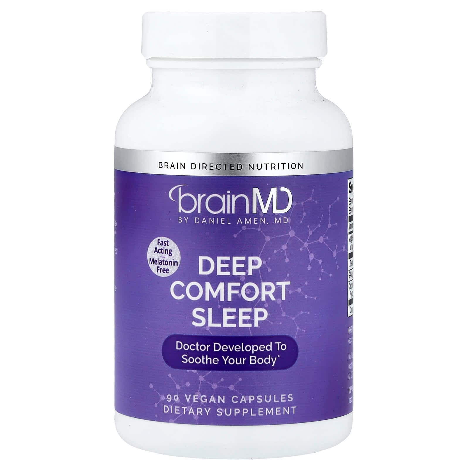 BrainMD Deep Comfort Sleep – 90 gélules véganes de BrainMD