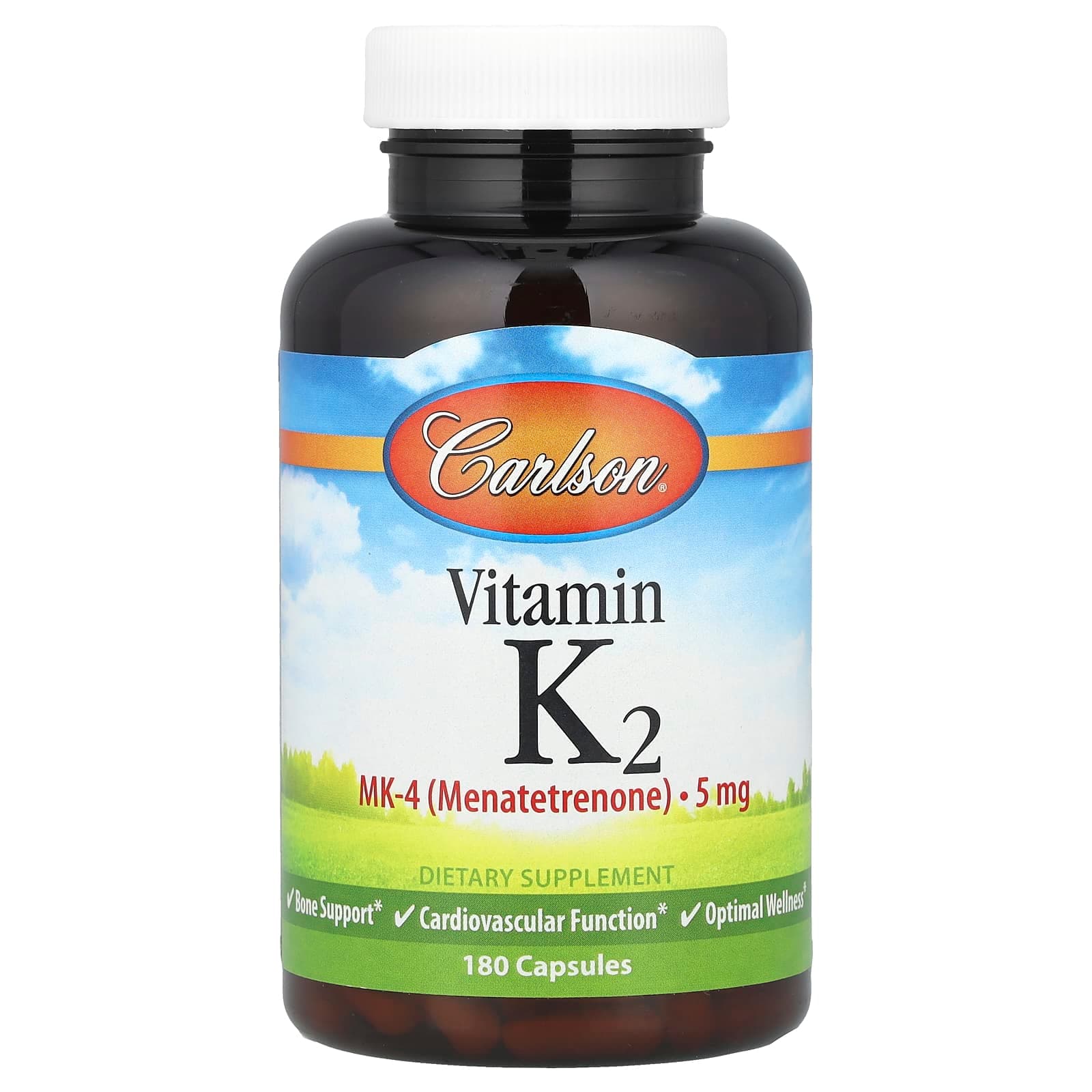 Carlson Vitamin K2 – 180 gélules de Carlson