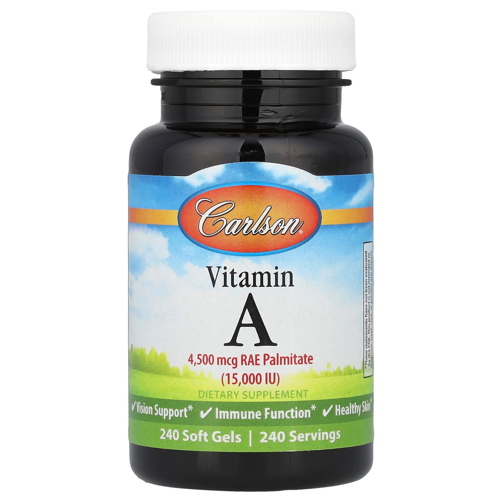 Carlson Vitamin A – 240 capsules molles de Carlson