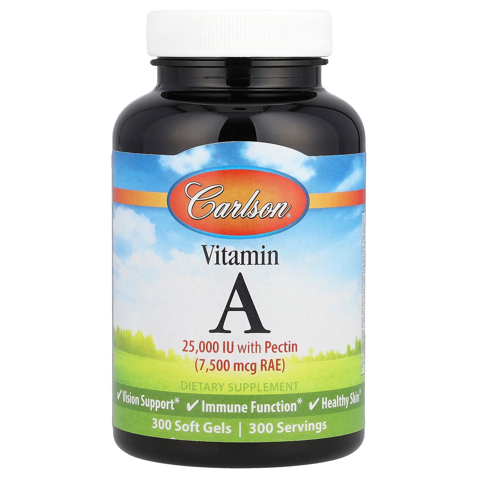 Carlson Vitamin A – 300 capsules molles de Carlson