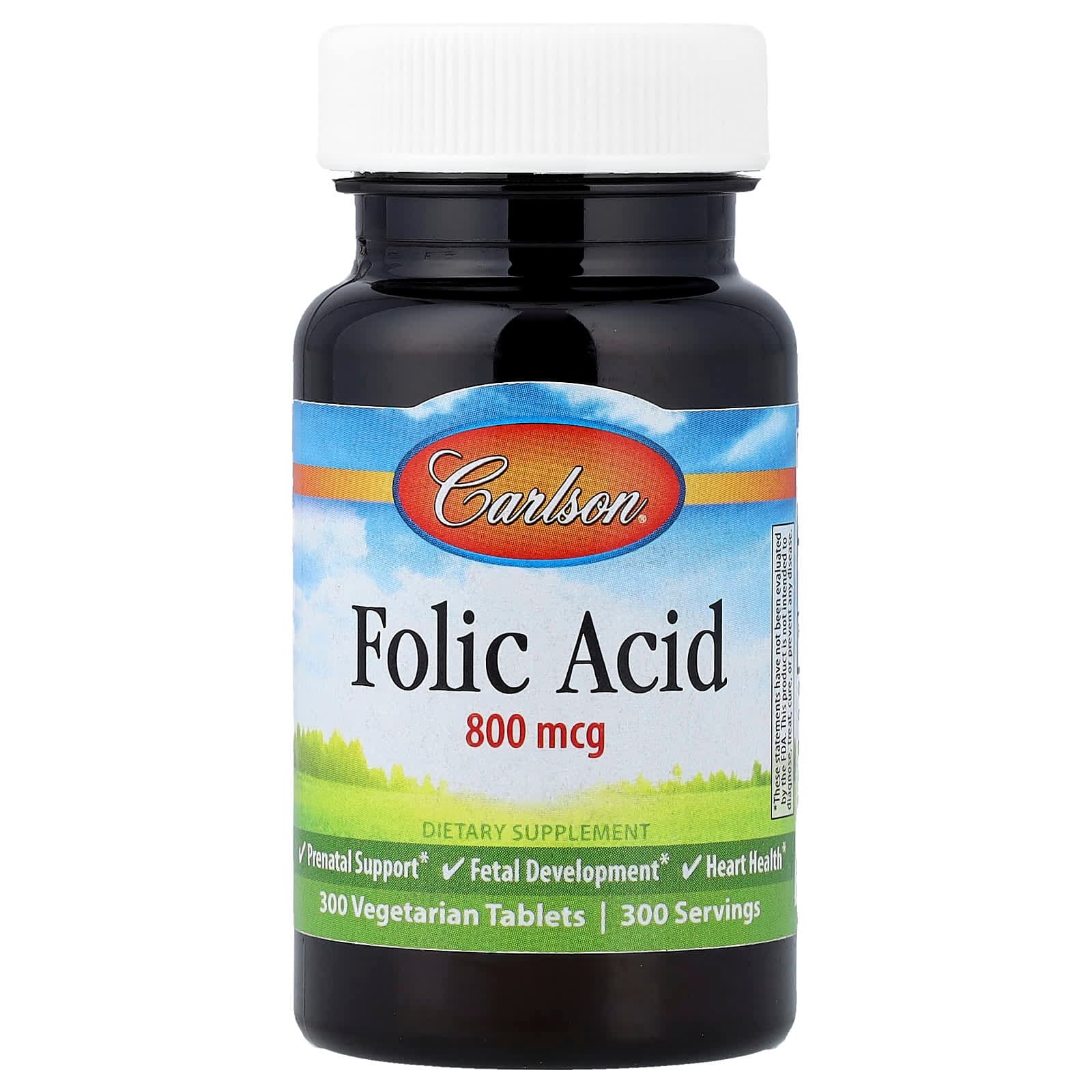Carlson Folic Acid – 800 µg de Carlson