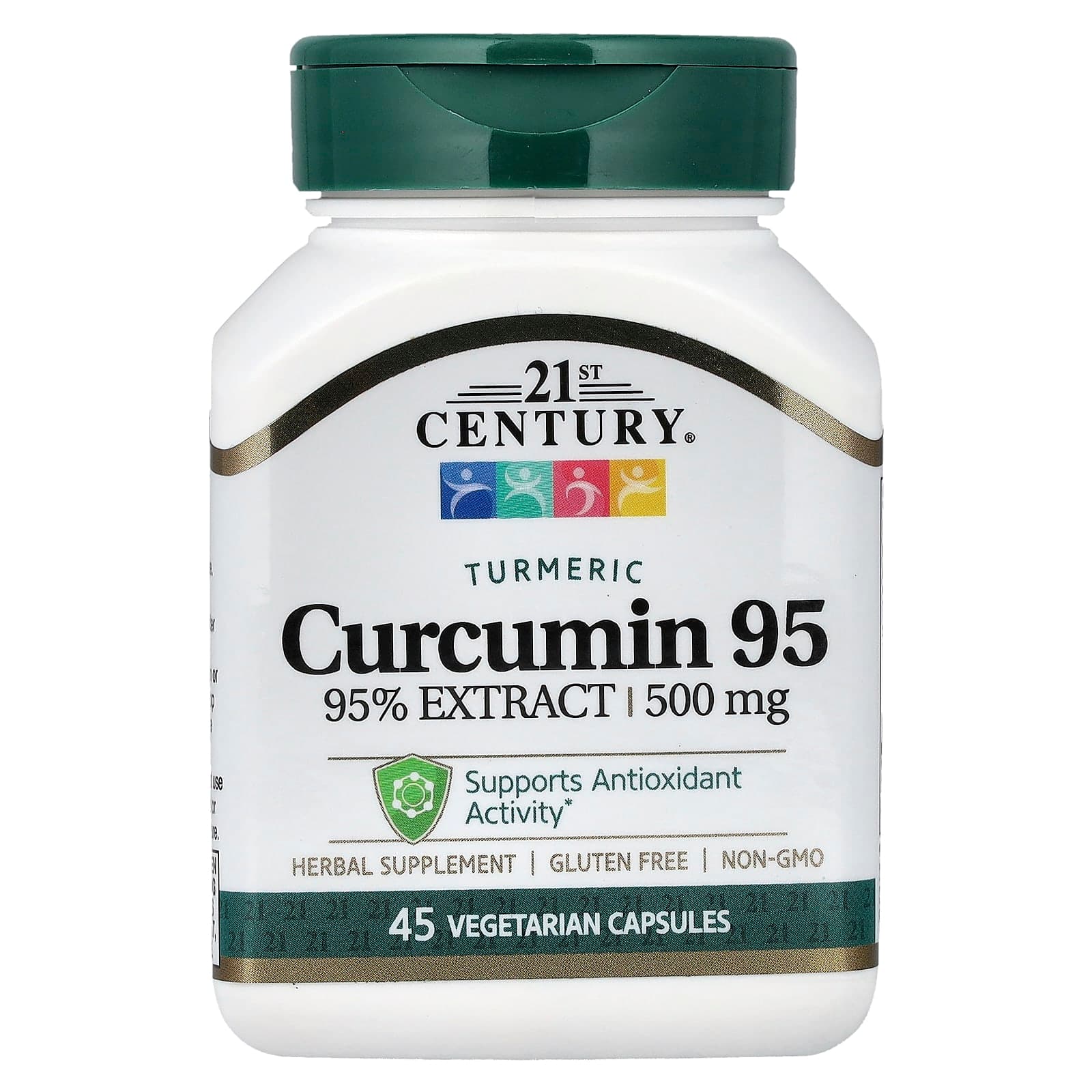 21st Century Curcumin 95 – 45 gélules végétales de 21st Century