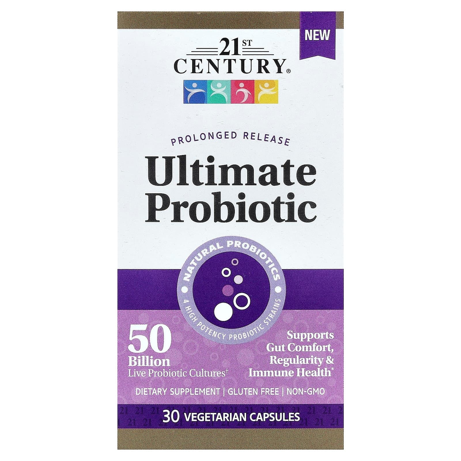 21st Century Ultimate Probiotic – 30 gélules végétales de 21st Century