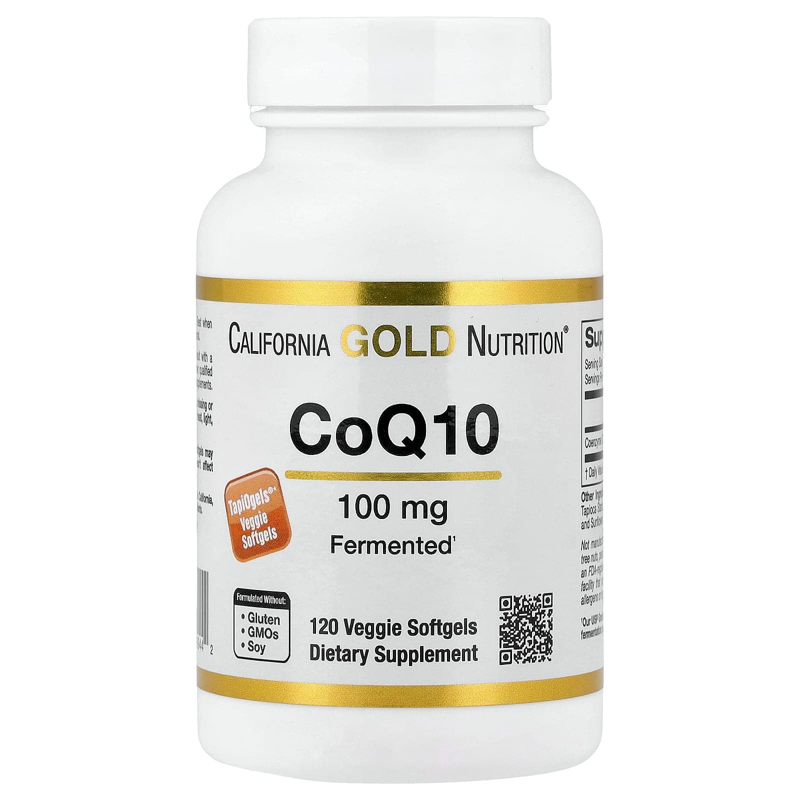 California Gold Nutrition CoQ10 – 100 mg de California Gold Nutrition