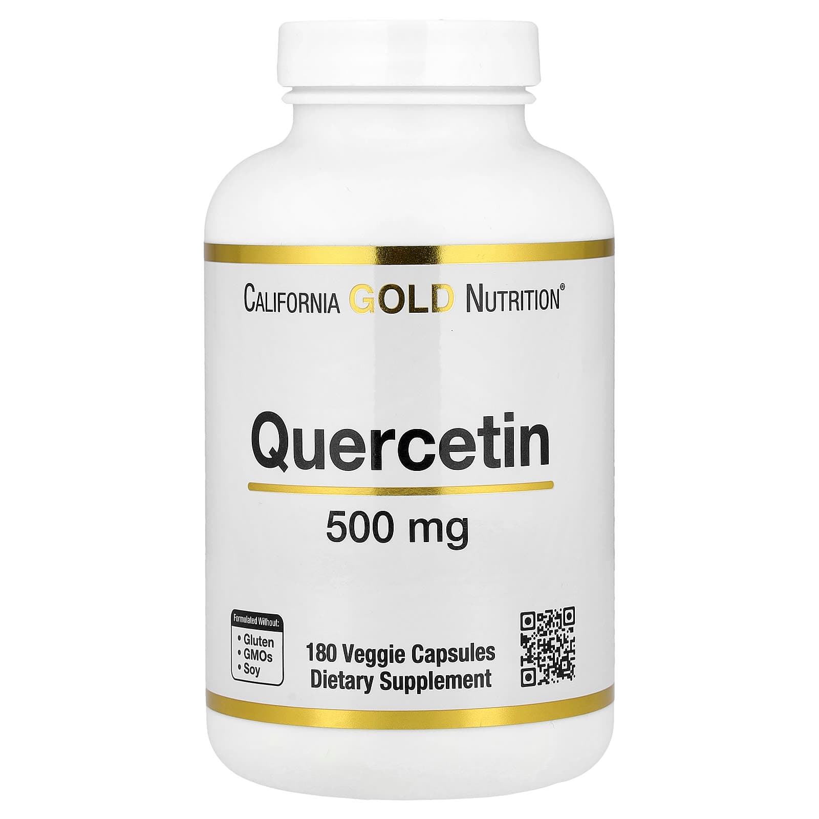California Gold Nutrition Quercetin – 180 gélules végétales de California Gold Nutrition