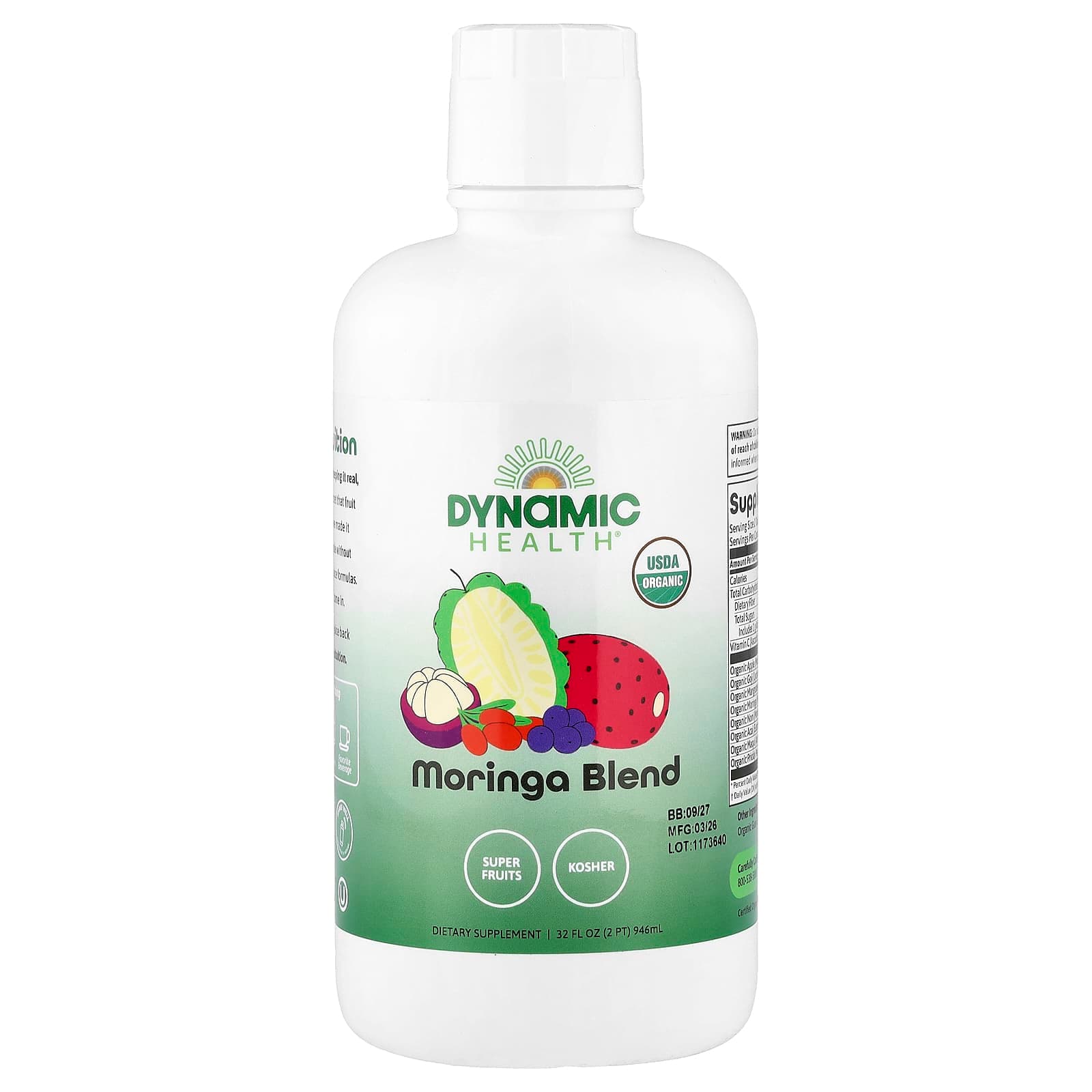 Dynamic Health Moringa Blend – 946 ml de Dynamic Health