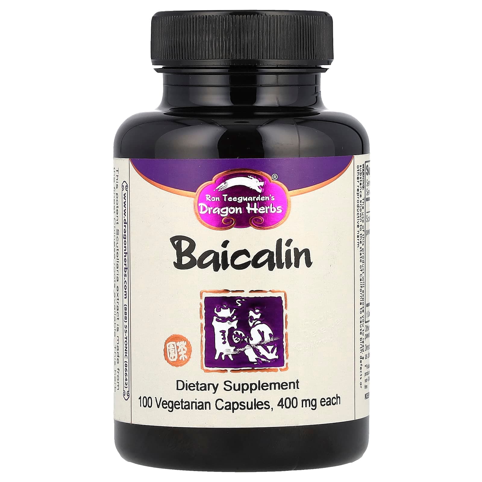 Dragon Herbs Baicalin – 100 gélules végétales de Dragon Herbs