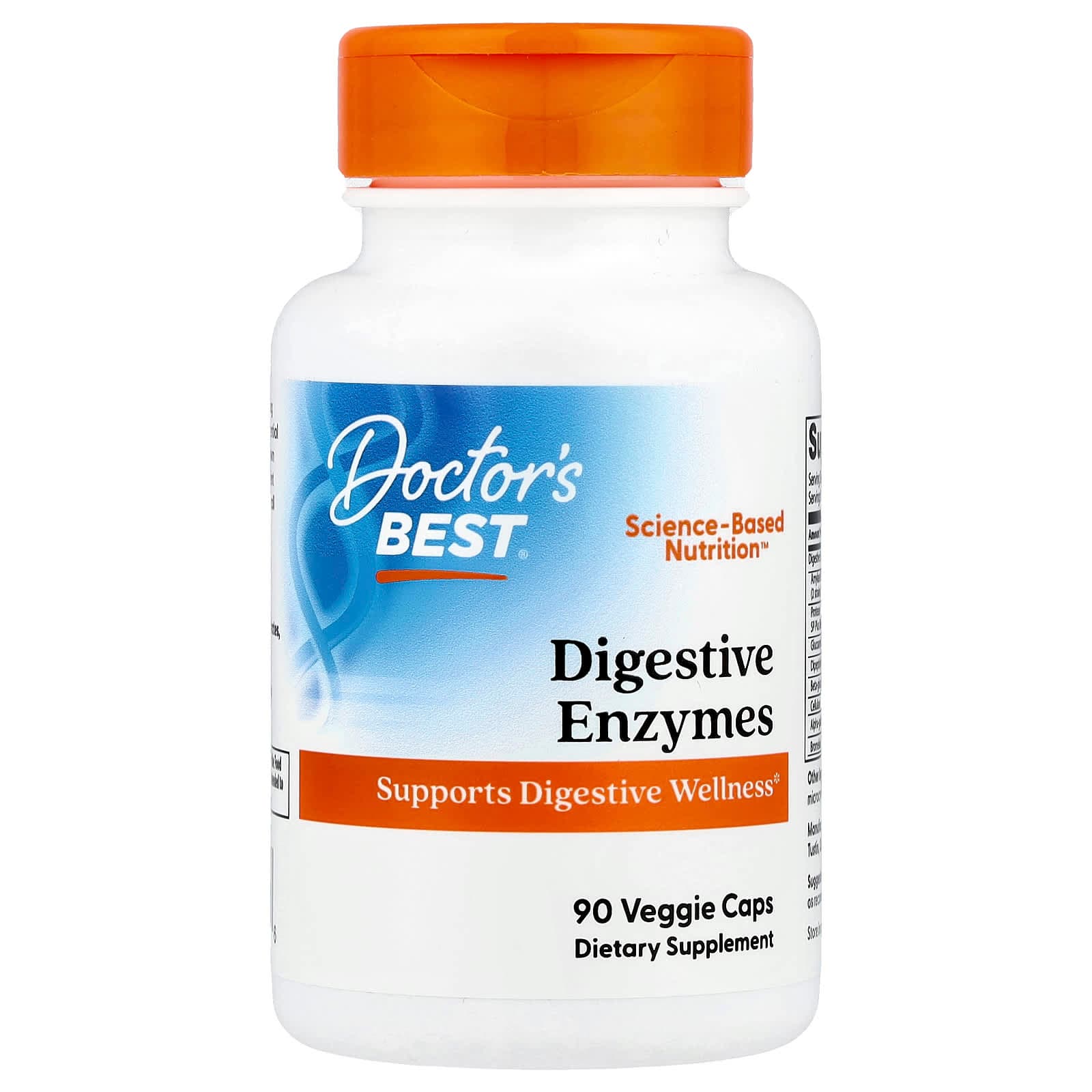 Doctor's Best Digestive Enzymes – 90 gélules végétales de Doctor's Best