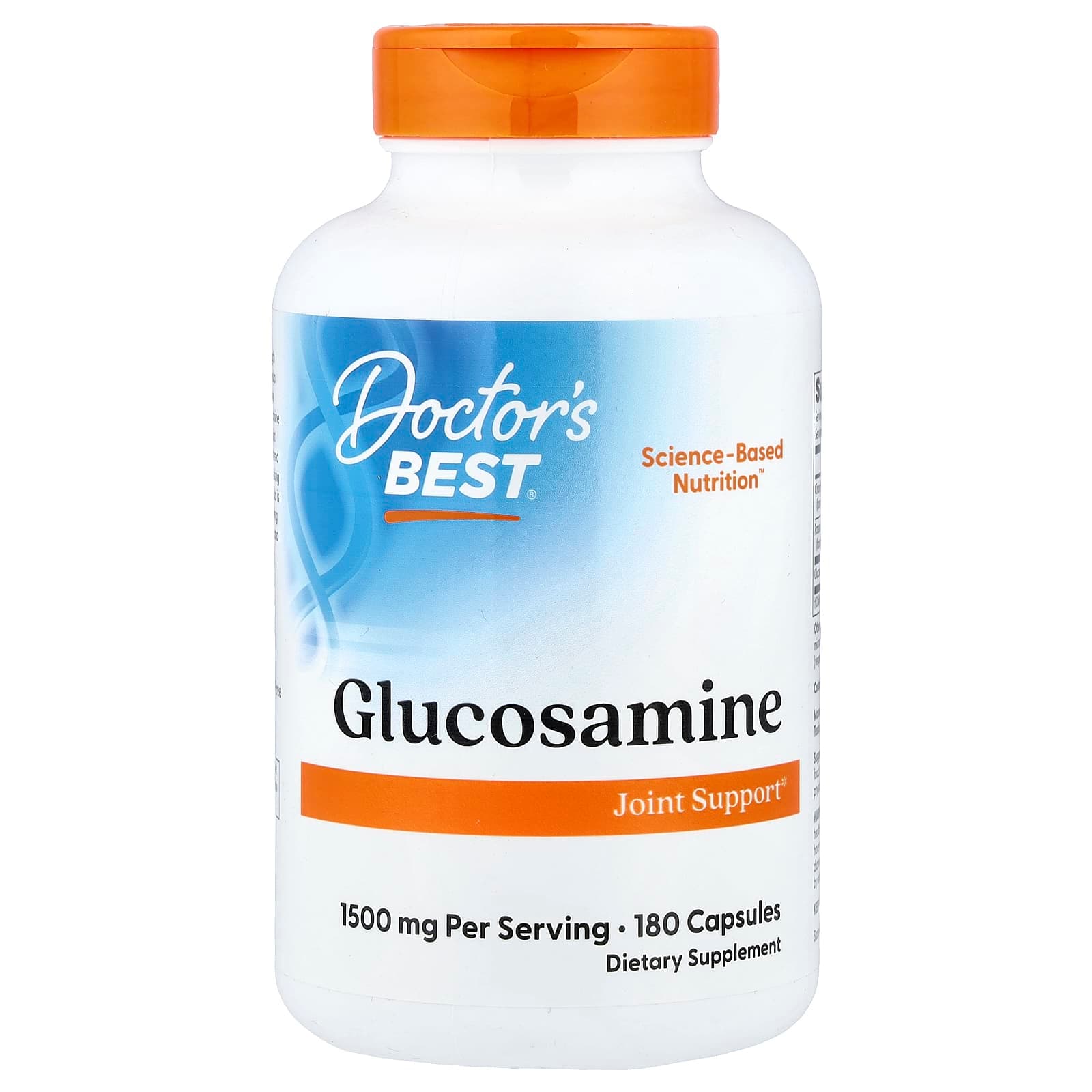 Doctor's Best Glucosamine – 180 gélules de Doctor's Best