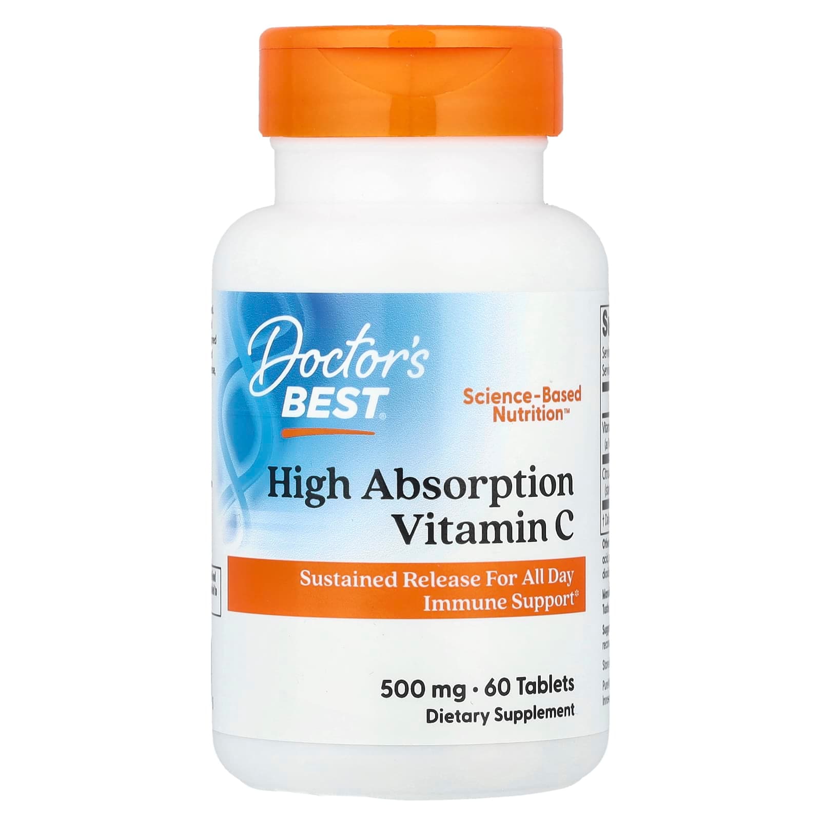 Doctor's Best High Absorption Vitamin C – 60 comprimés de Doctor's Best