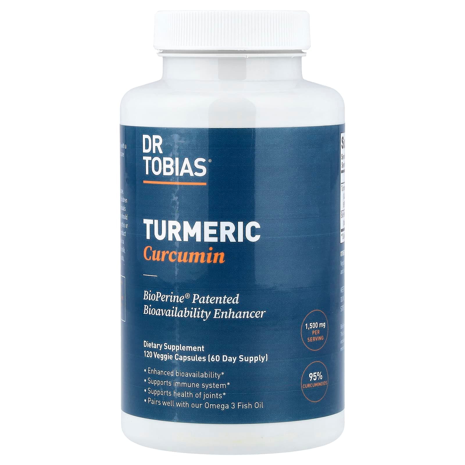 Dr. Tobias Turmeric Curcumin – 120 gélules végétales de Dr. Tobias