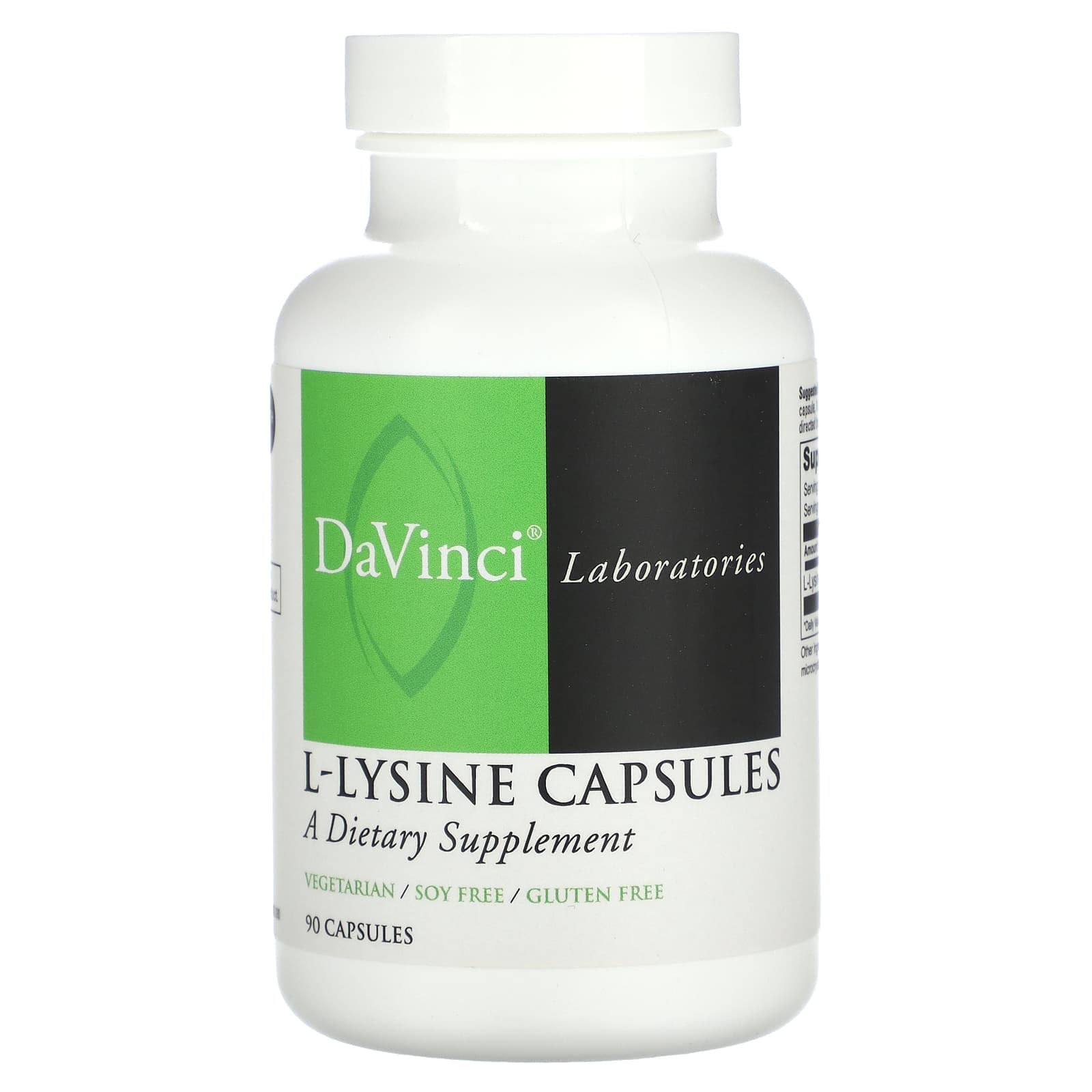 DaVinci Laboratories L-Lysine Capsules – 90 gélules de DaVinci Laboratories