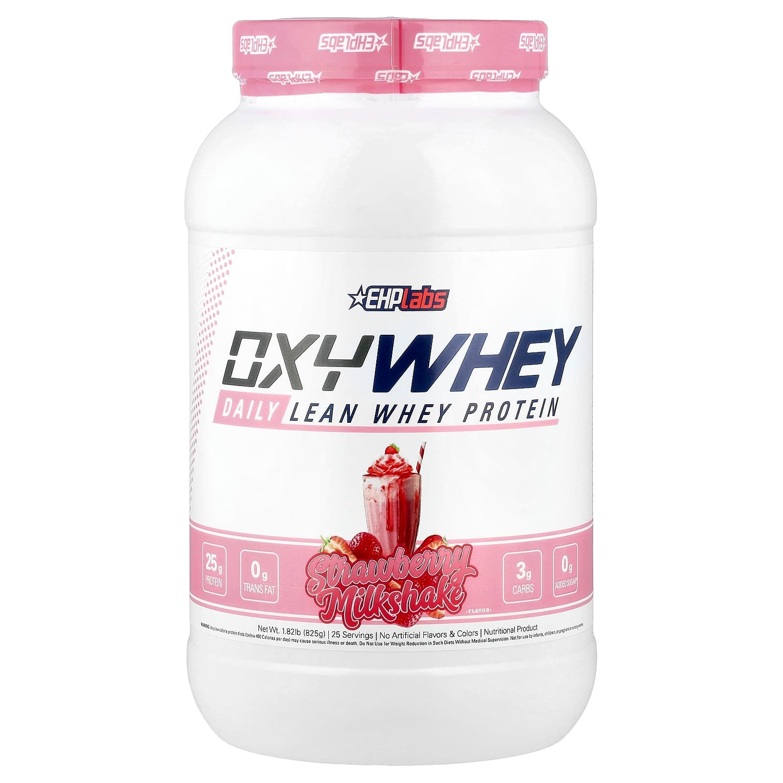 EHPlabs OxyWhey, Daily Lean Whey Protein – Strawberry Milkshake – 825 g de EHPlabs