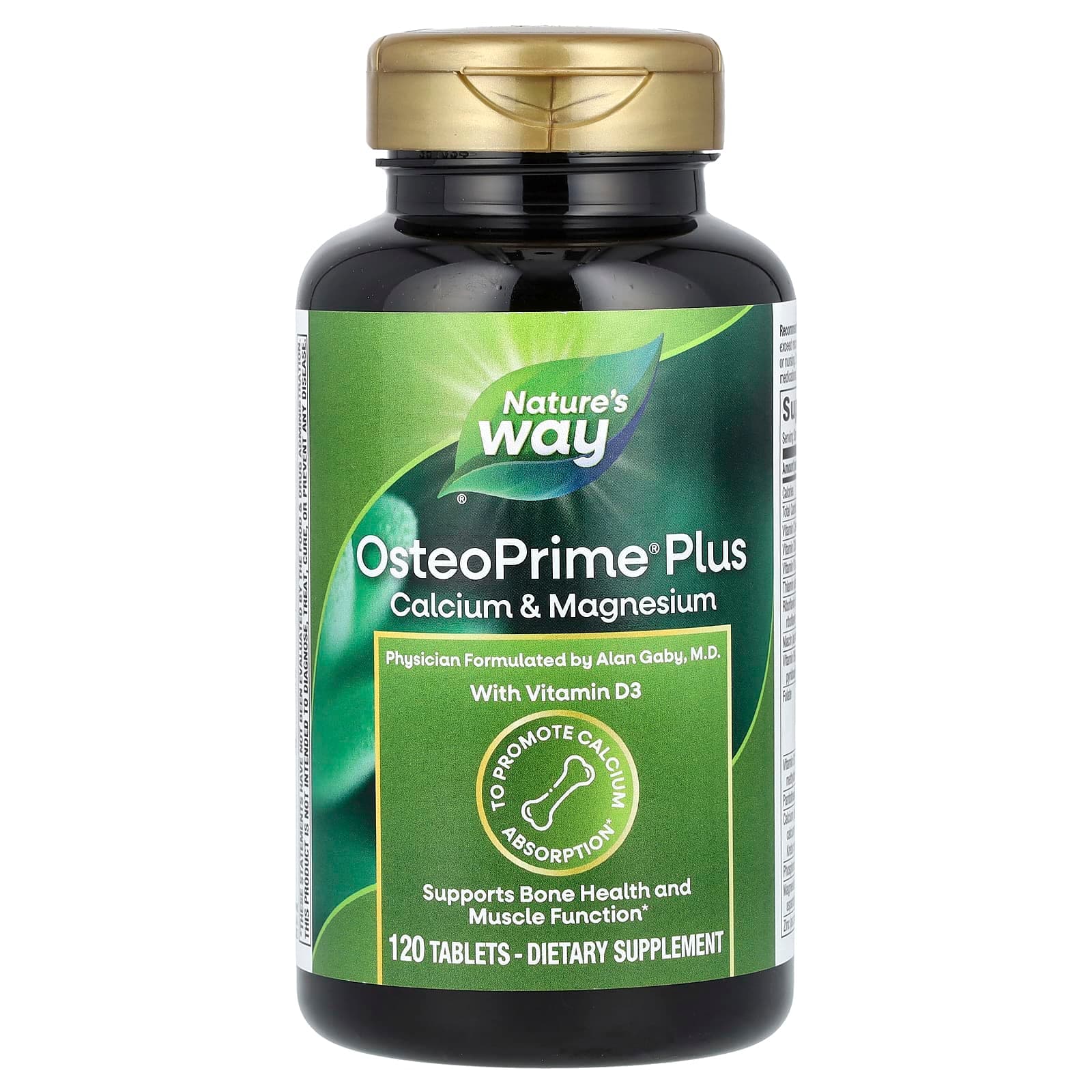 Nature's Way OsteoPrime Plus Calcium & Magnesium – 120 comprimés de Nature's Way