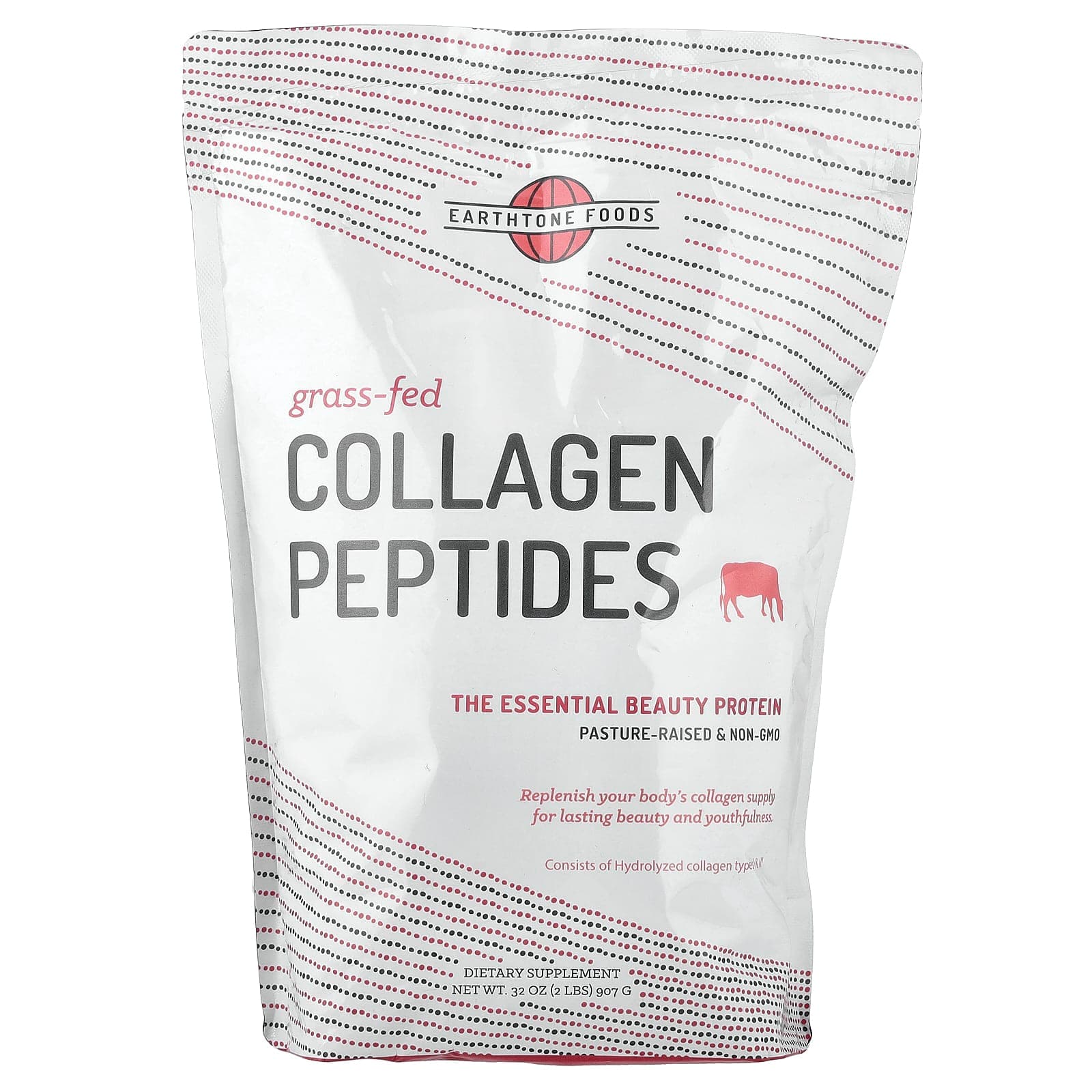 Earthtone Foods Grass Fed Collagen Peptides – 907 g de Earthtone Foods