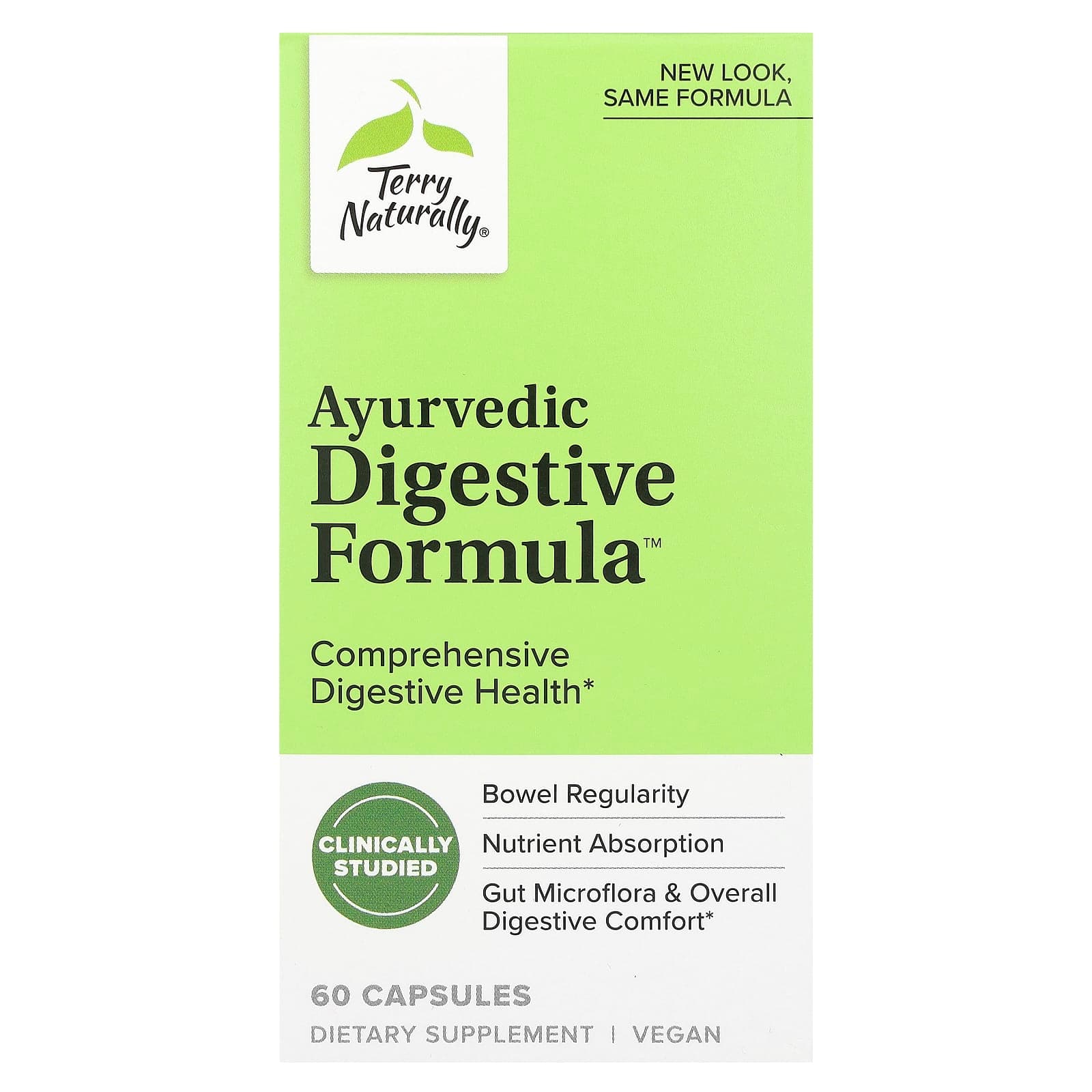 Terry Naturally Ayurvedic Digestive Formula – 60 gélules de Terry Naturally