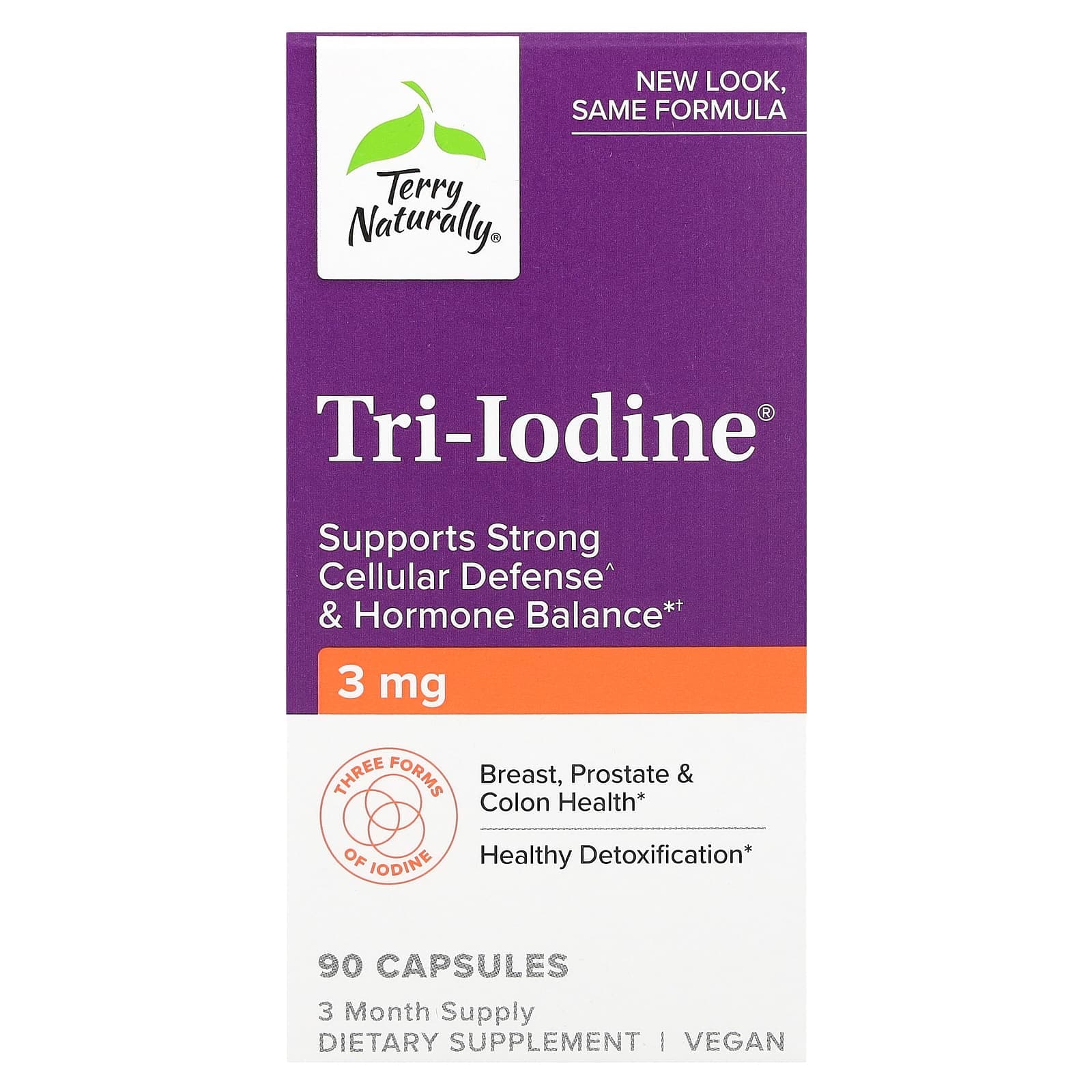 Terry Naturally Tri-Iodine – 90 gélules de Terry Naturally