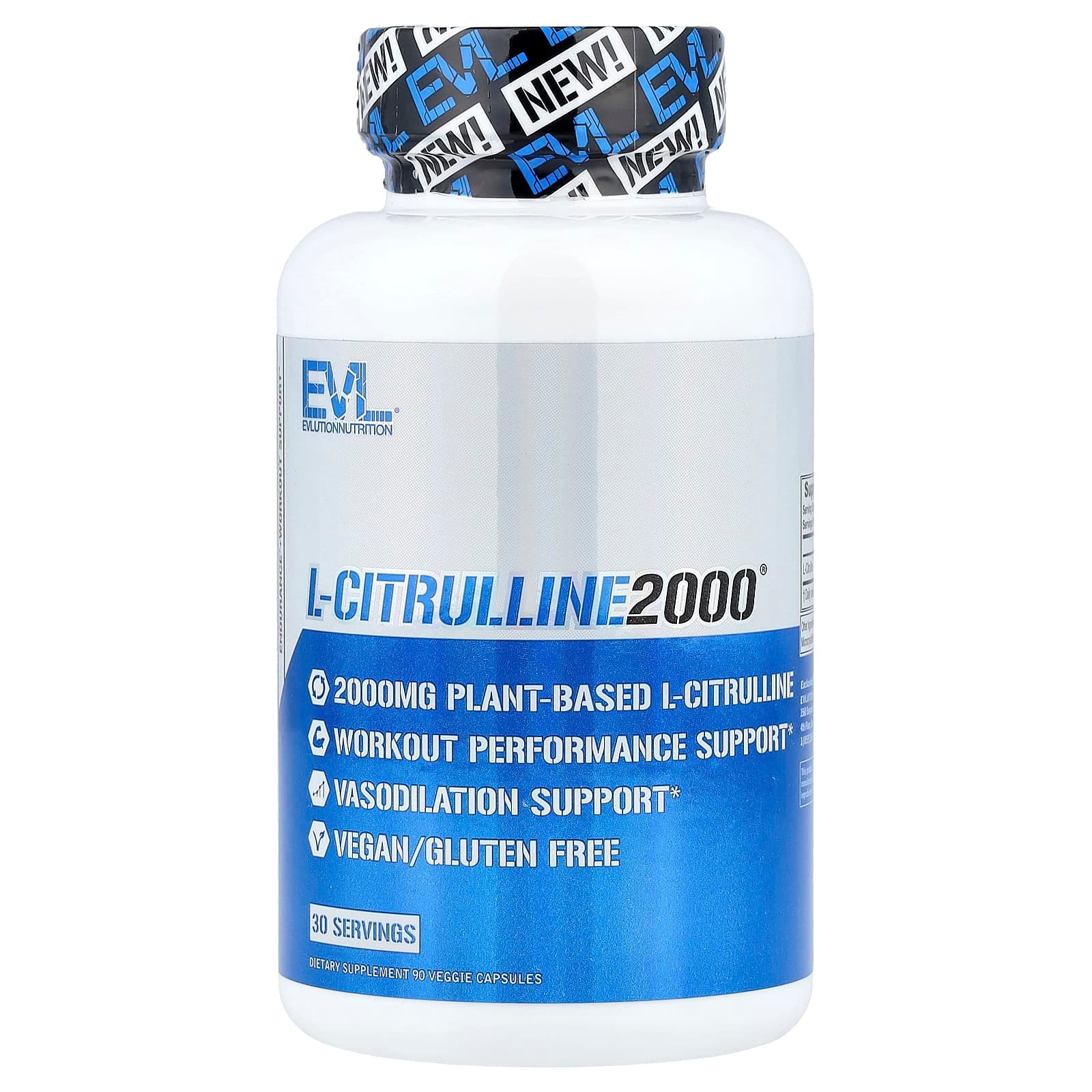 EVLution Nutrition L-Citrulline2000 – 90 gélules végétales de EVLution Nutrition