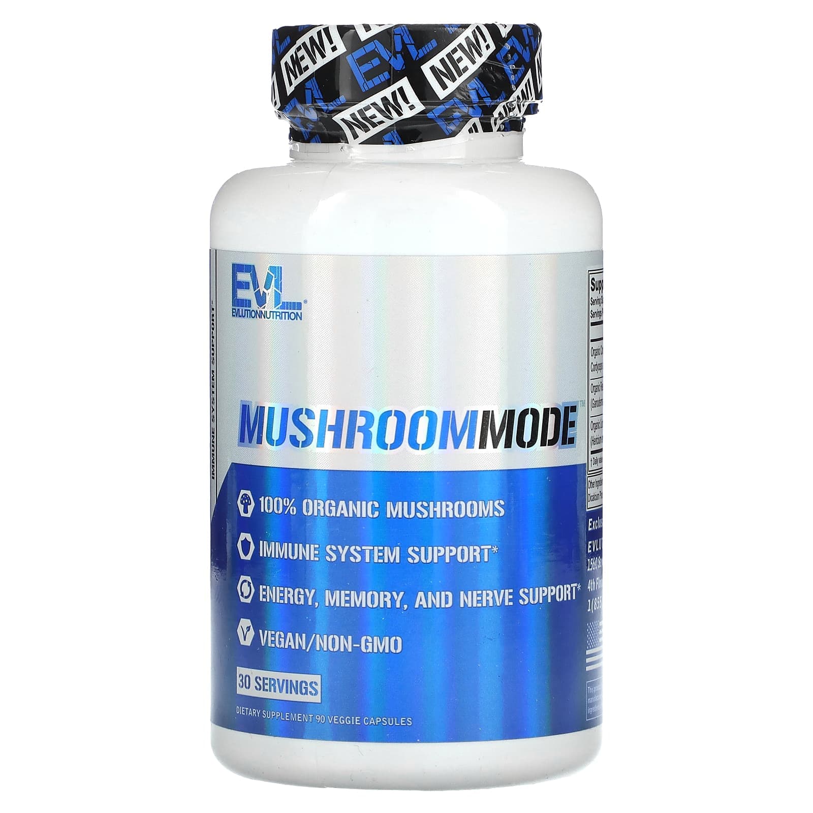 EVLution Nutrition MushroomMode – 90 gélules végétales de EVLution Nutrition