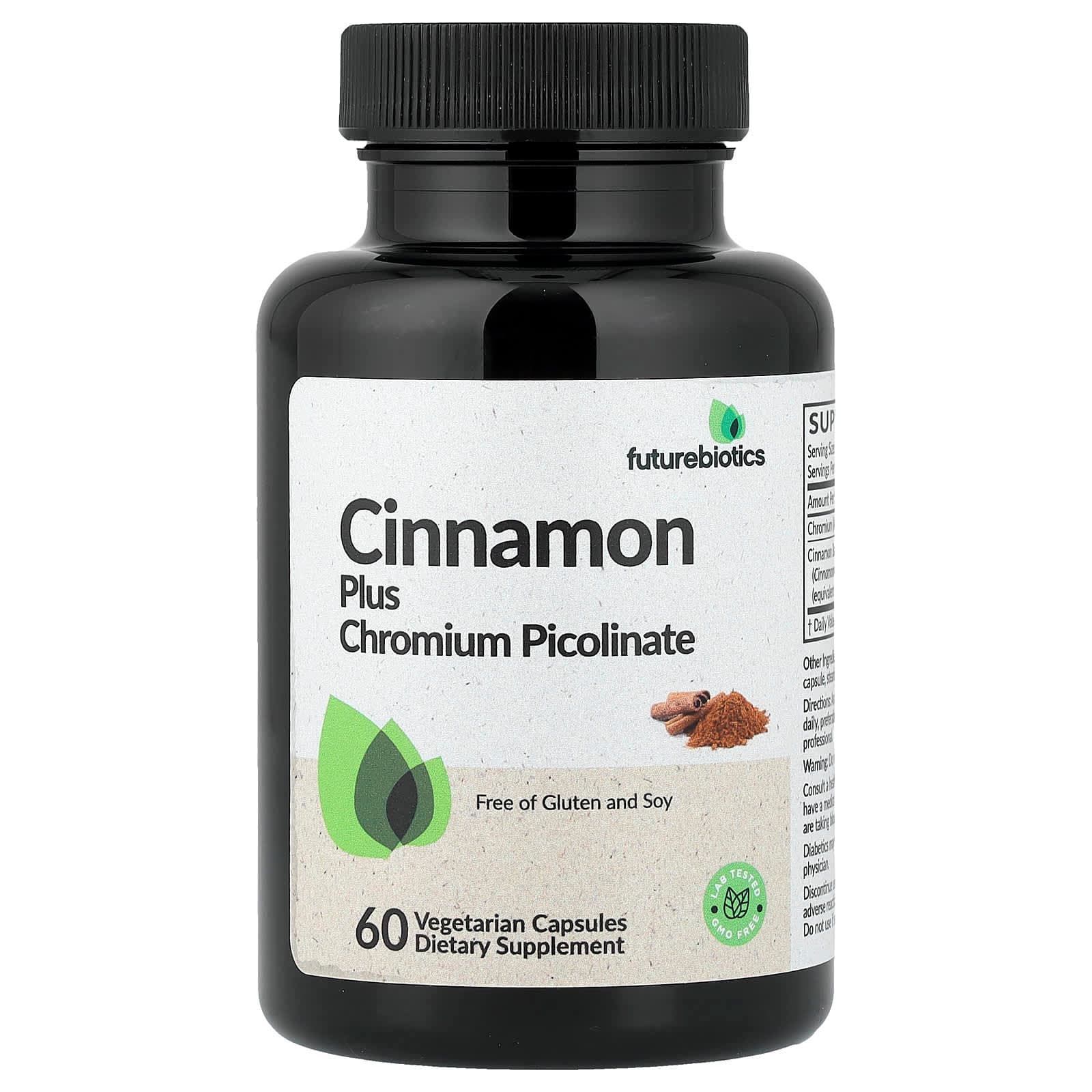 Futurebiotics Cinnamon Plus Chromium Picolinate – Cinnamon Plus Chromium Picolinate – 60 gélules végétales de Futurebiotics