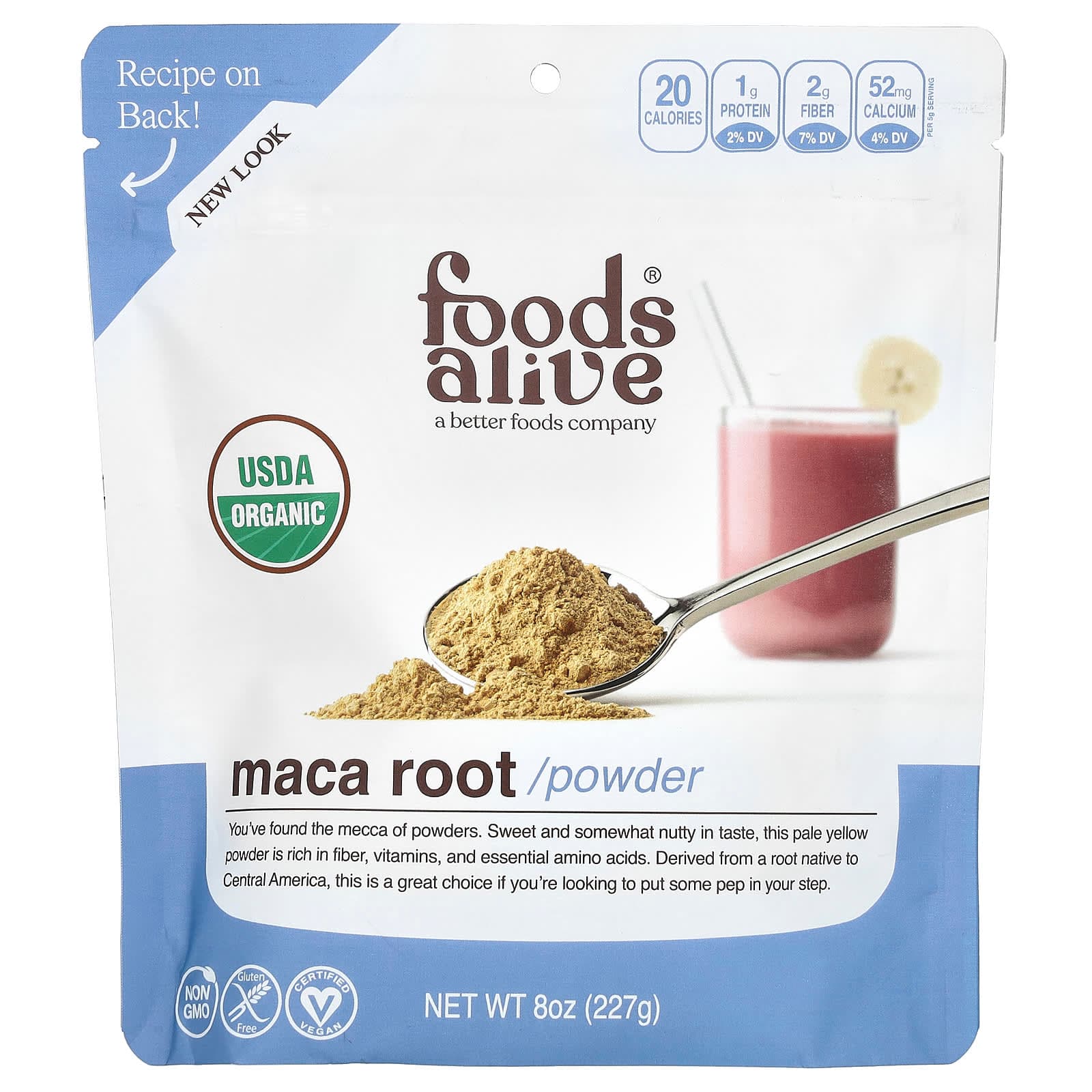 Foods Alive Organic Maca Root Powder – 227 g de Foods Alive