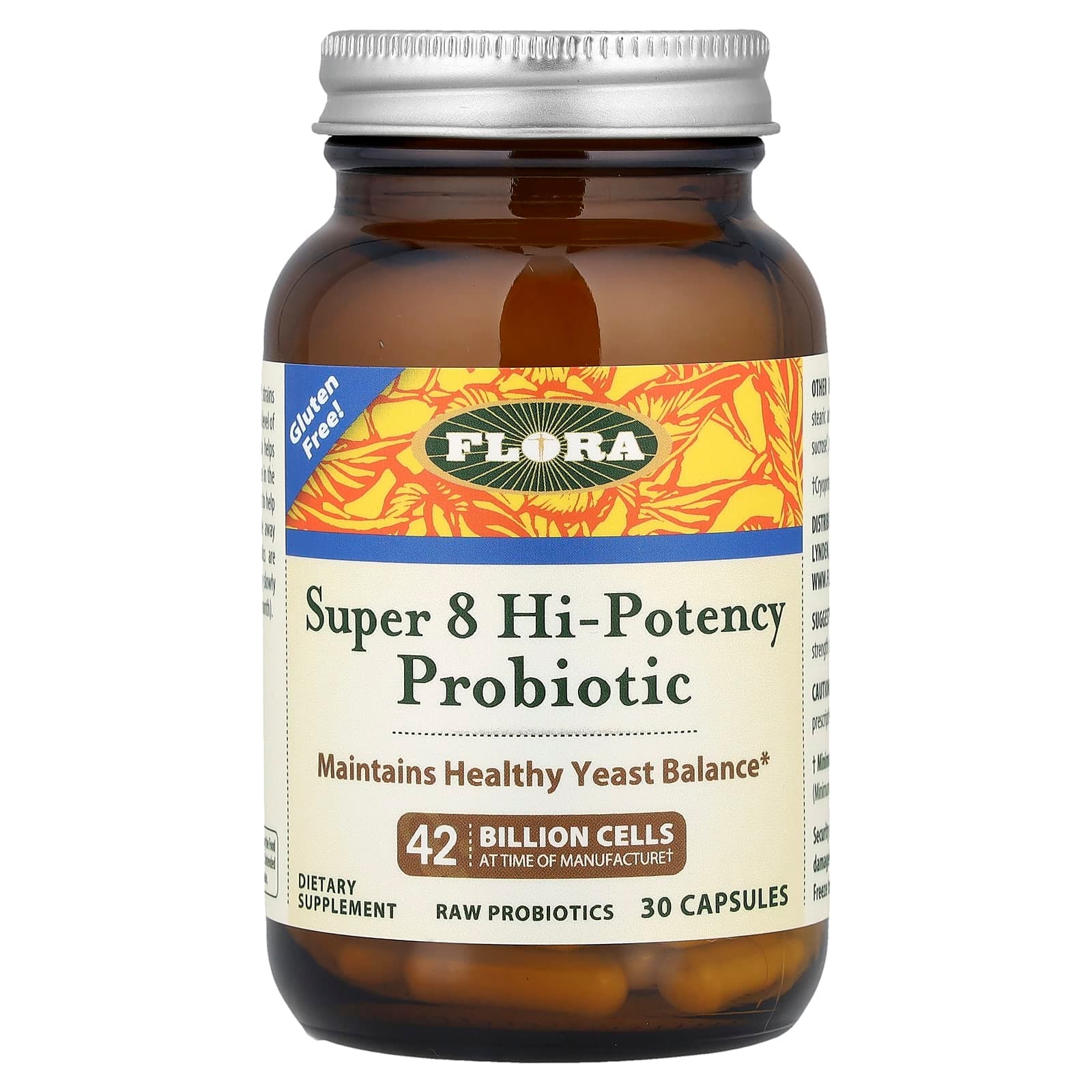 Flora Super 8 Hi-Potency Probiotic – 30 gélules de Flora