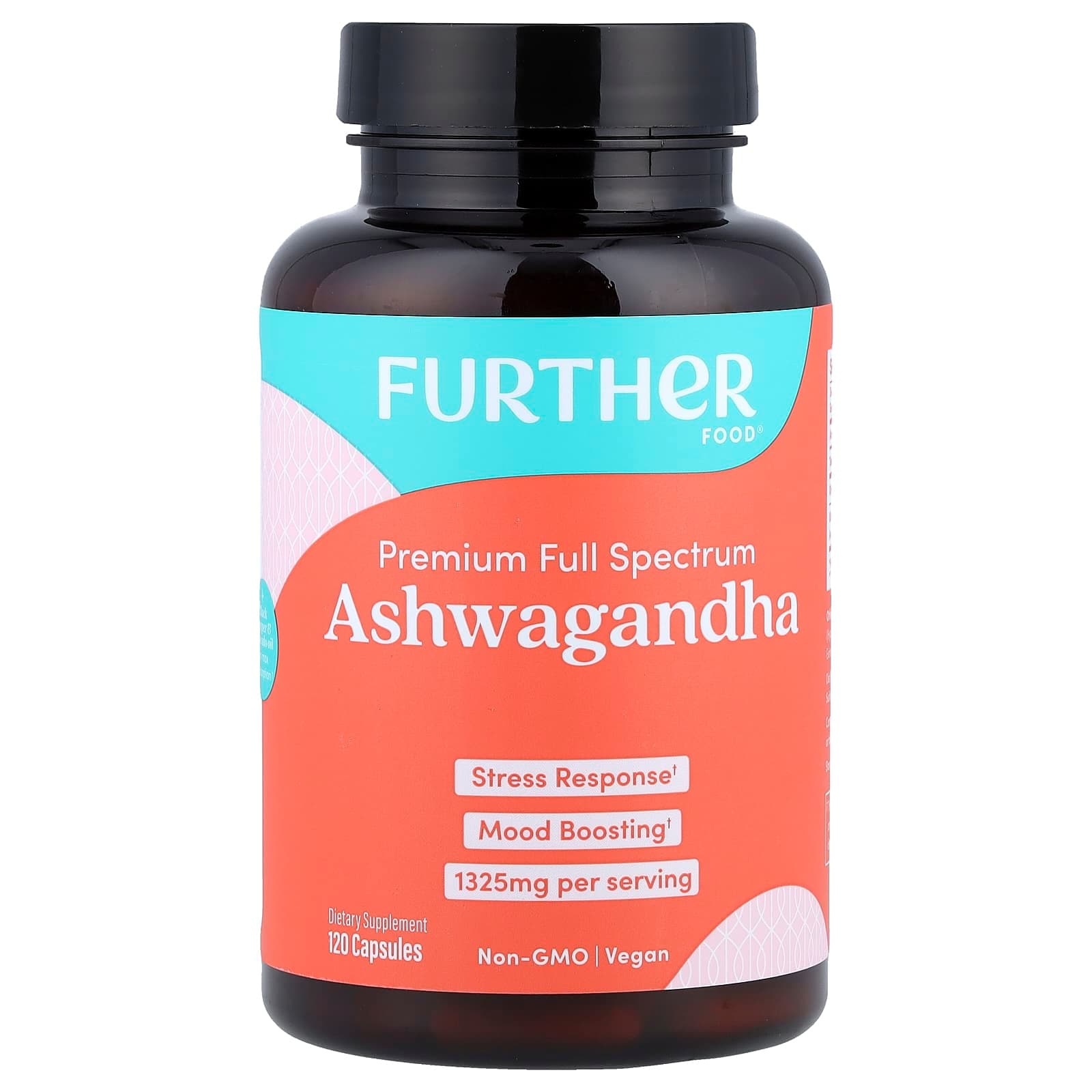 Further Food Ashwagandha, Premium Full Spectrum – 120 gélules de Further Food
