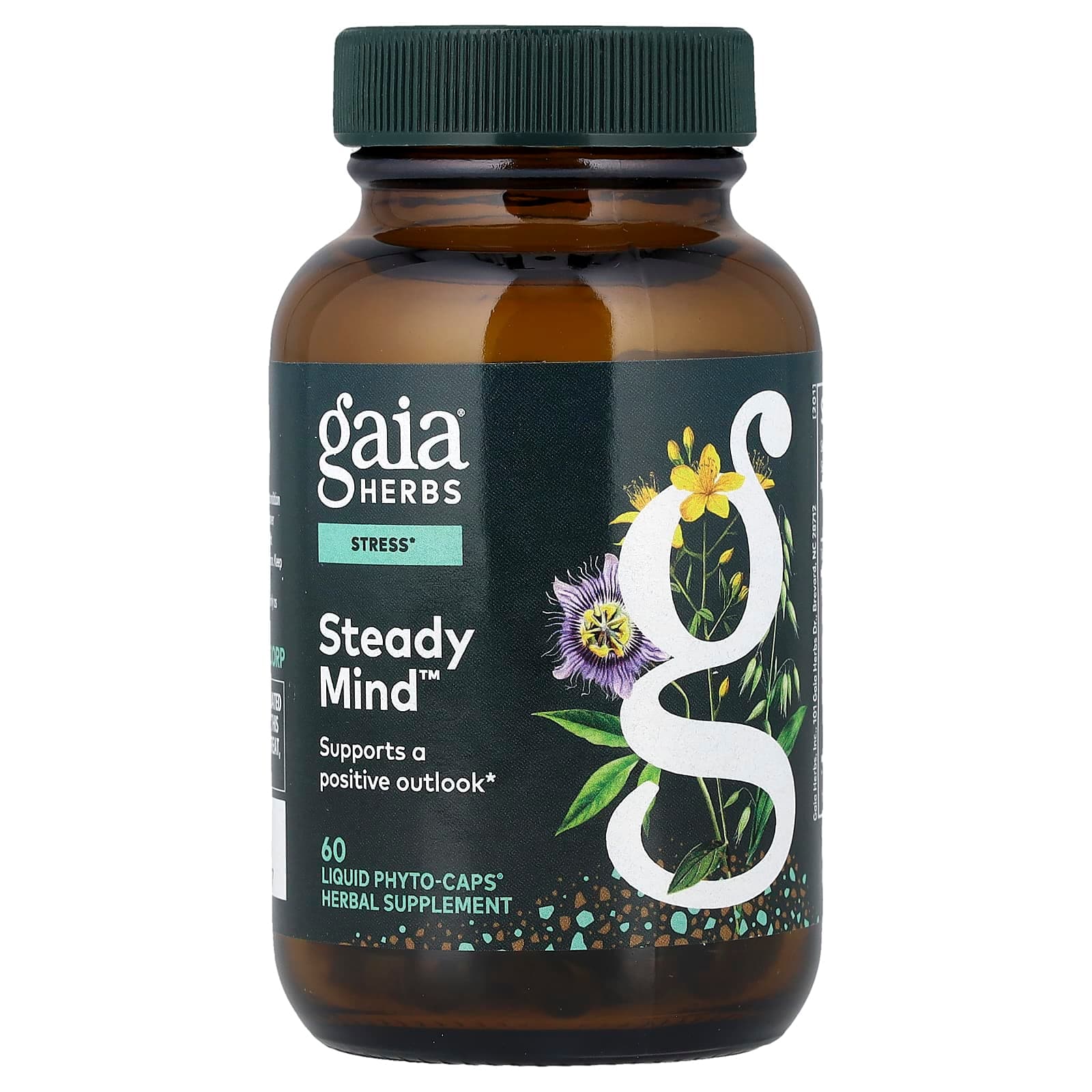 Gaia Herbs Steady Mind, 60 Liquid Phyto-Caps de Gaia Herbs