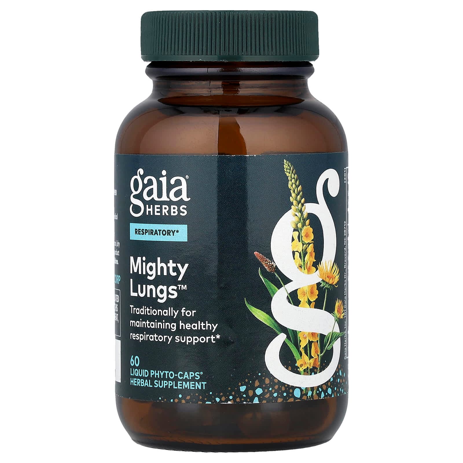 Gaia Herbs Mighty Lungs, 60 Liquid Phyto-Caps de Gaia Herbs