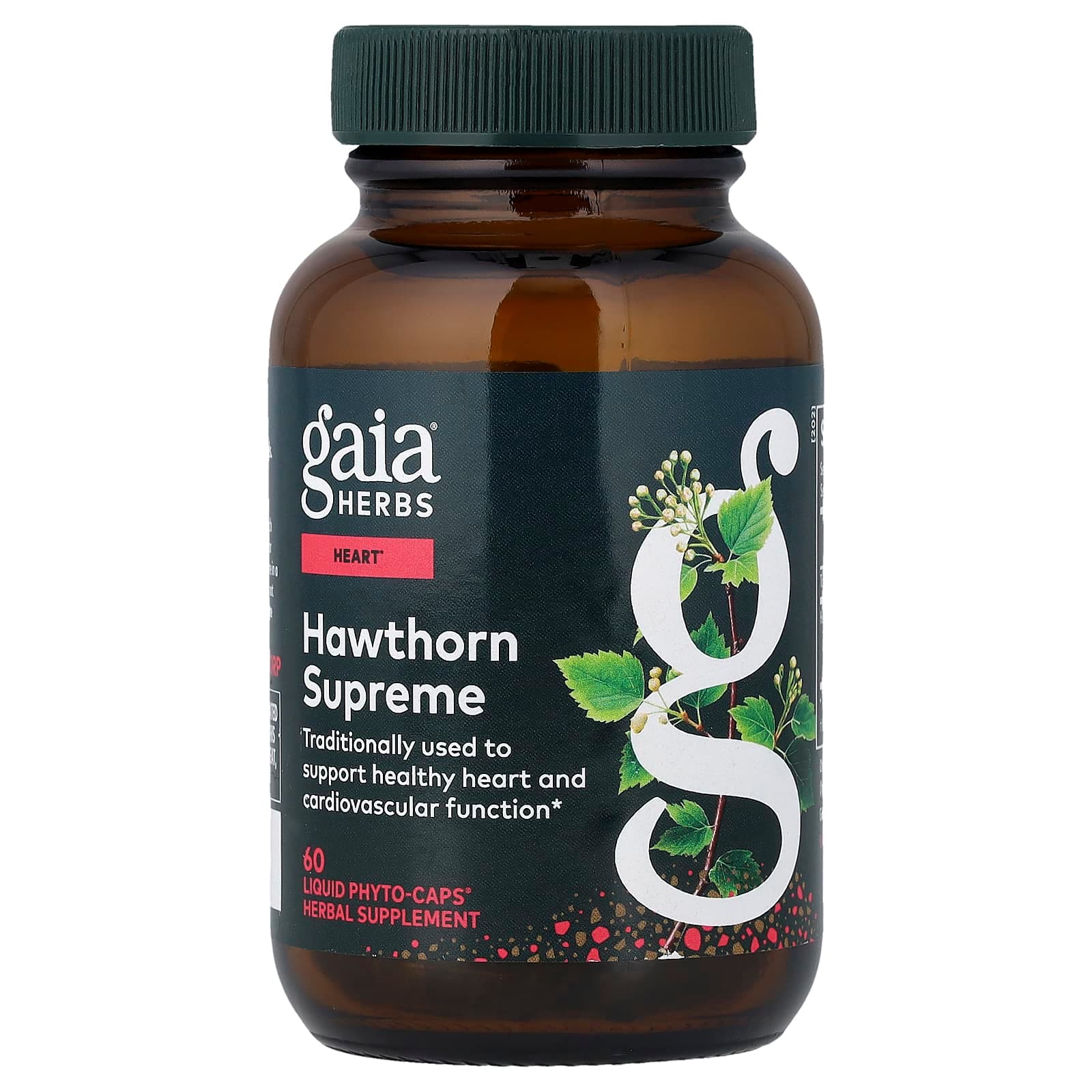 Gaia Herbs Hawthorn Supreme, 60 Vegan Liquid Phyto-Caps de Gaia Herbs