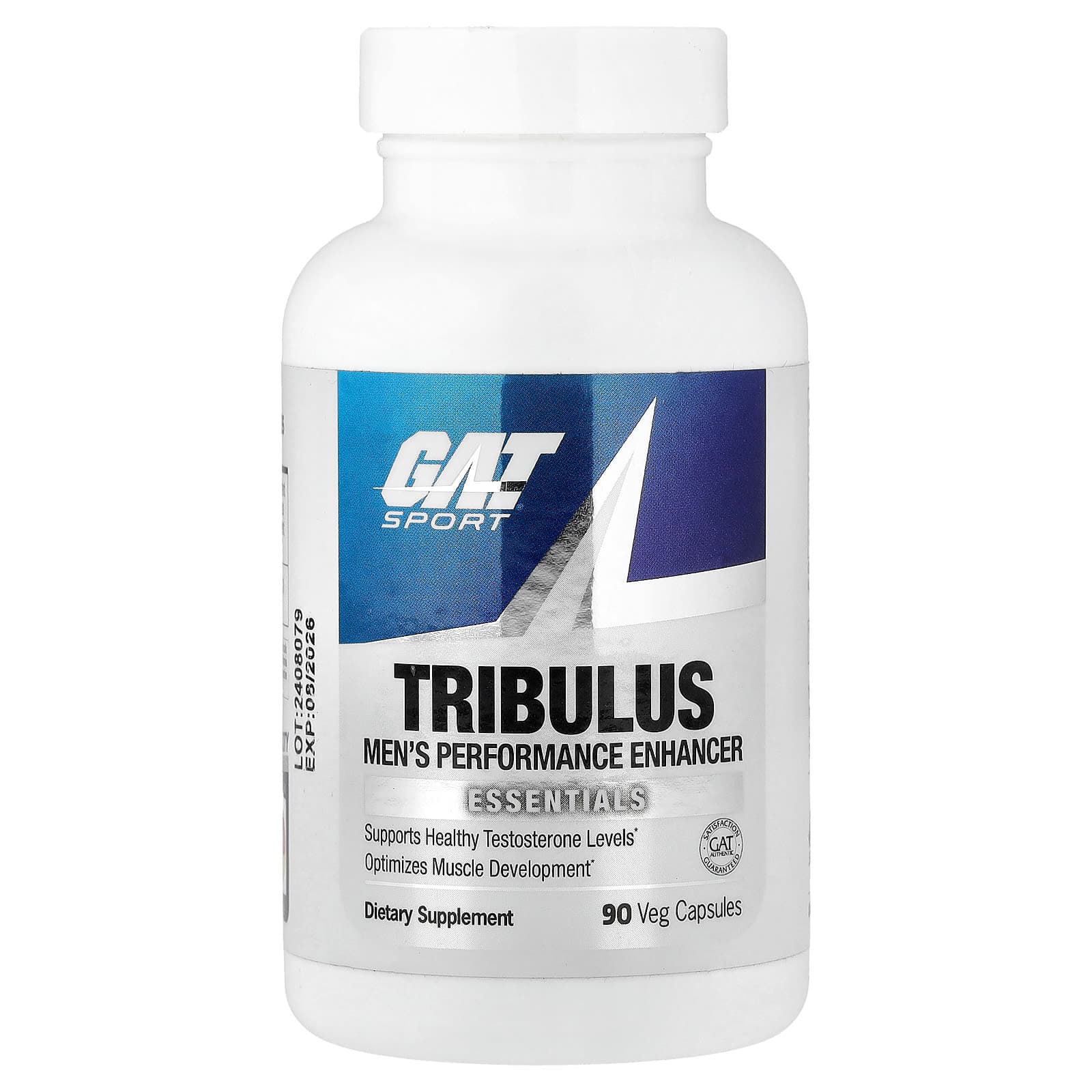 GAT Tribulus, Men's Performance Enhancer – 90 gélules végétales de GAT