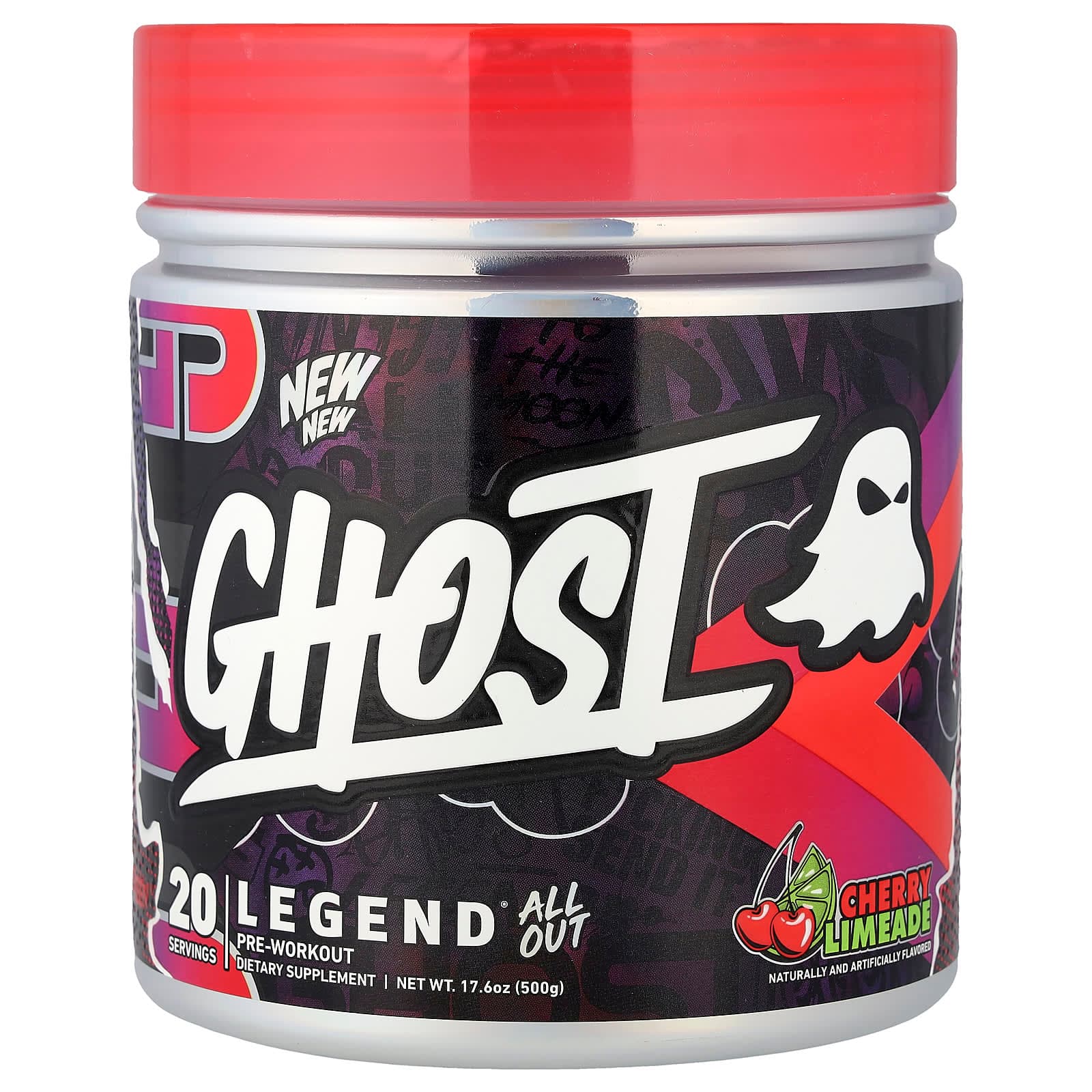 Ghost Legend All Out Pre-Workout – Cherry Limeade – 500 g de Ghost