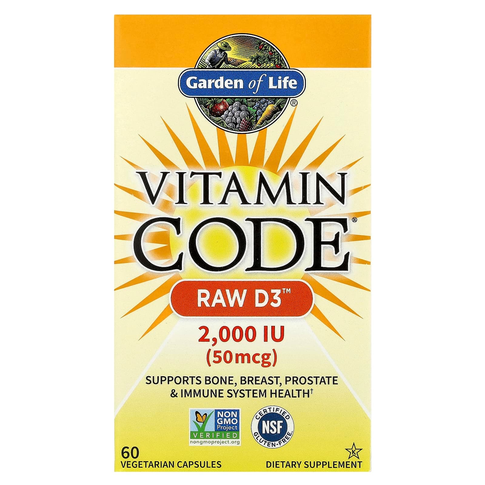 Garden of Life Vitamin Code – 60 gélules végétales de Garden of Life