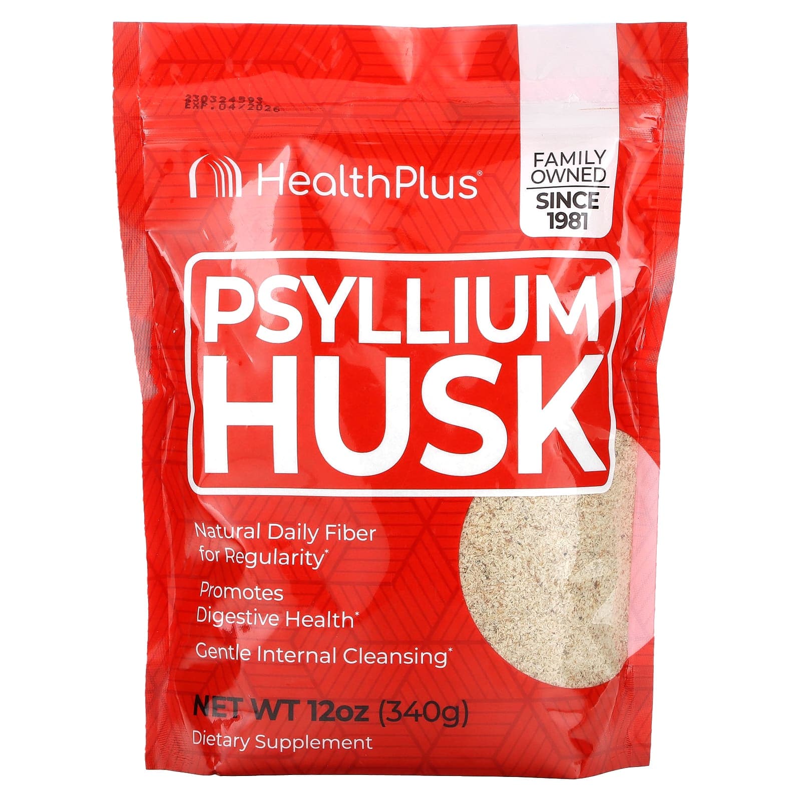 Health Plus Psyllium Husk – 340 g de Health Plus