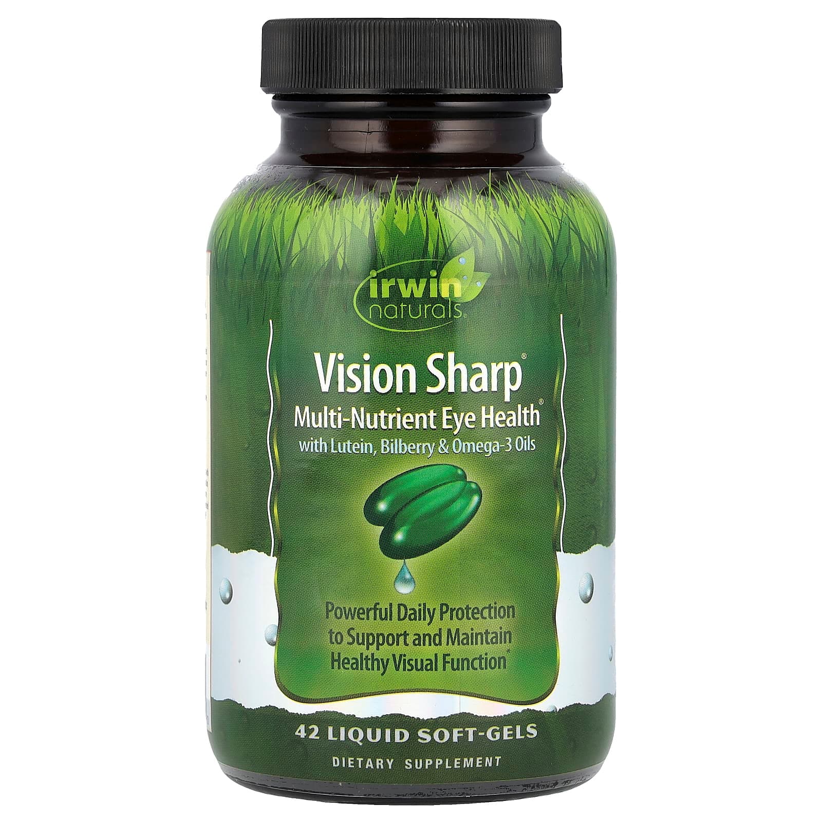 Irwin Naturals Vision Sharp, Multi-Nutrient Eye Health, 42 Liquid Soft-Gels de Irwin Naturals