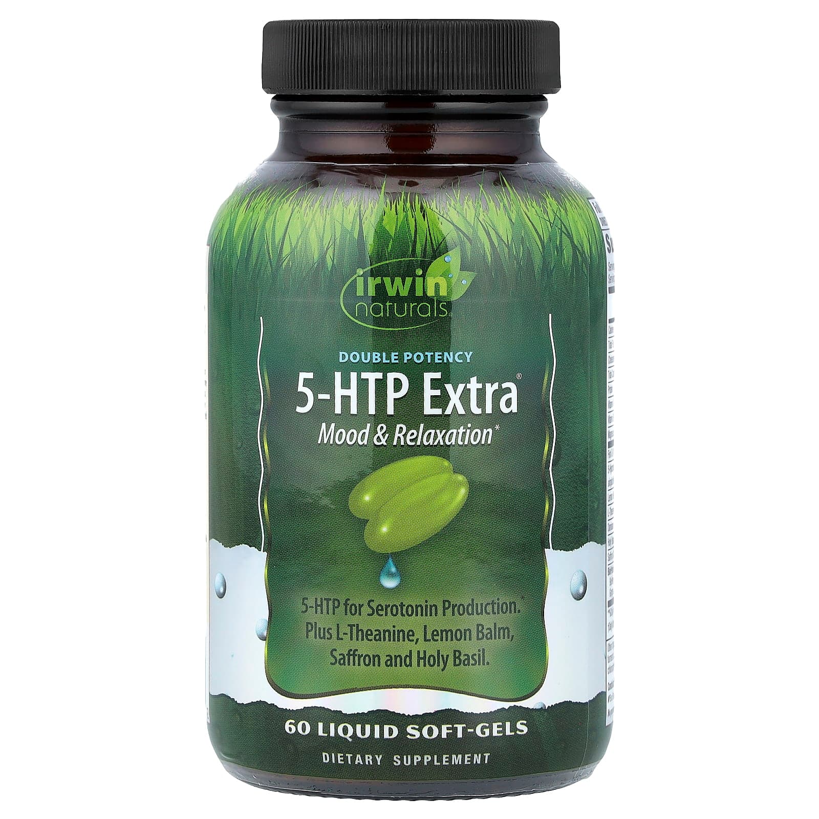 Irwin Naturals Double Potency, 5-HTP Extra, 60 Liquid Soft-Gels de Irwin Naturals