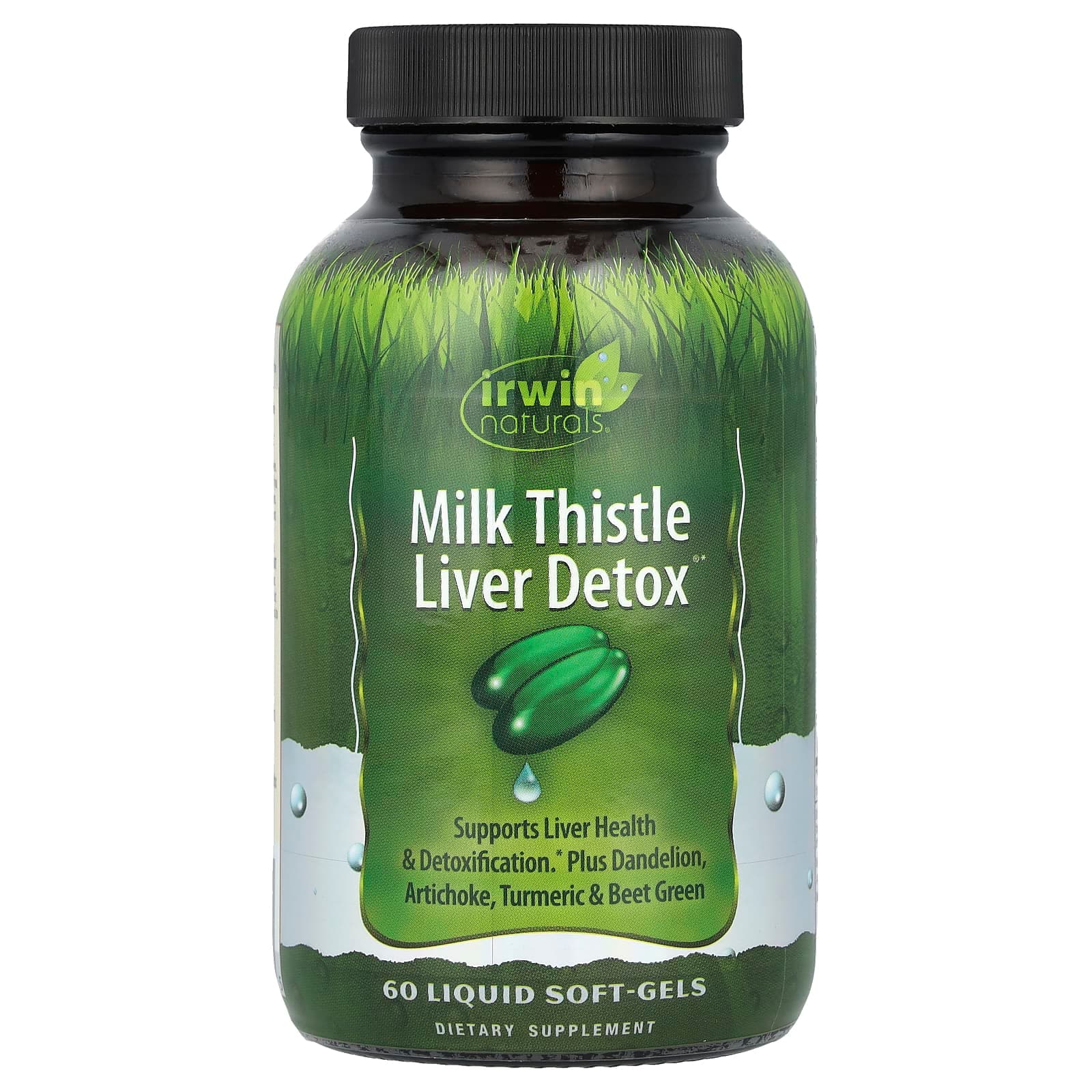 Irwin Naturals Milk Thistle Liver Detox, 60 Liquid Soft-Gels de Irwin Naturals