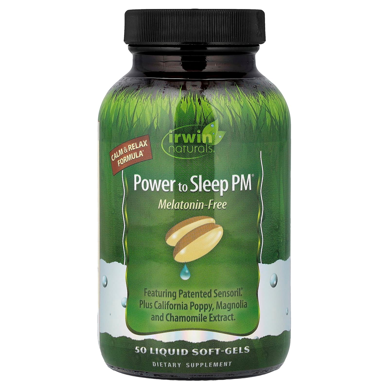 Irwin Naturals Power to Sleep PM, Melatonin-Free, 50 Liquid Soft-Gels de Irwin Naturals